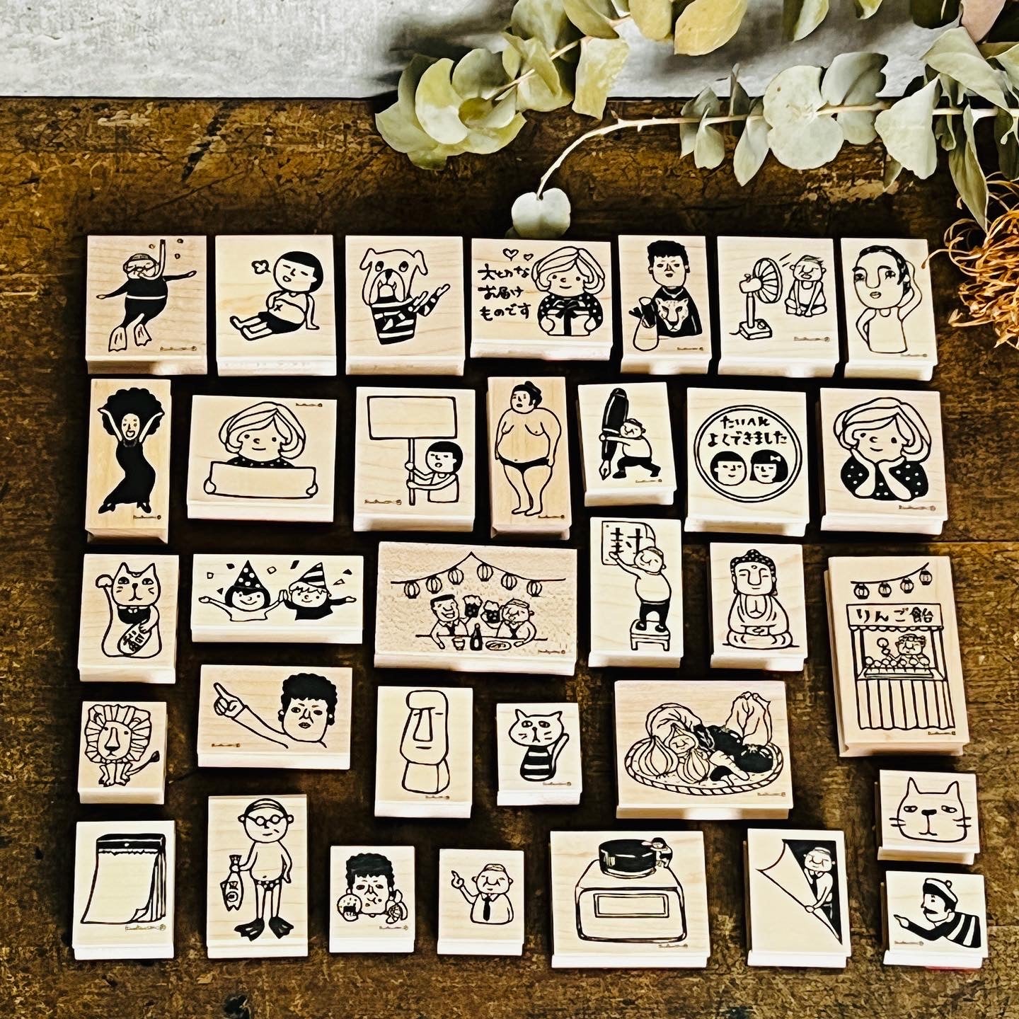 Personalize Anything: Unique Rubber Stamps Collection