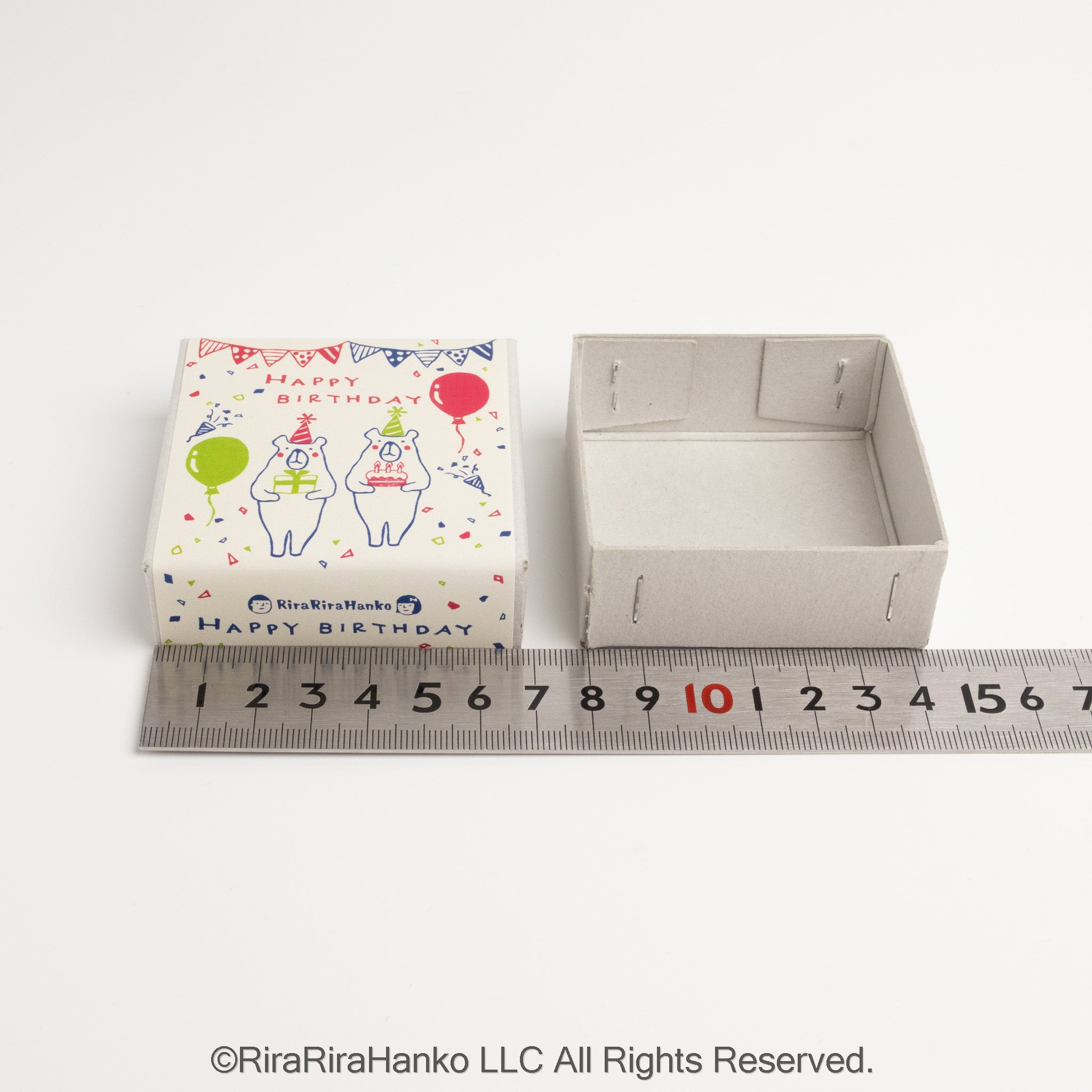 ”Birthday” Rubber Stamp Set(Boxed)
