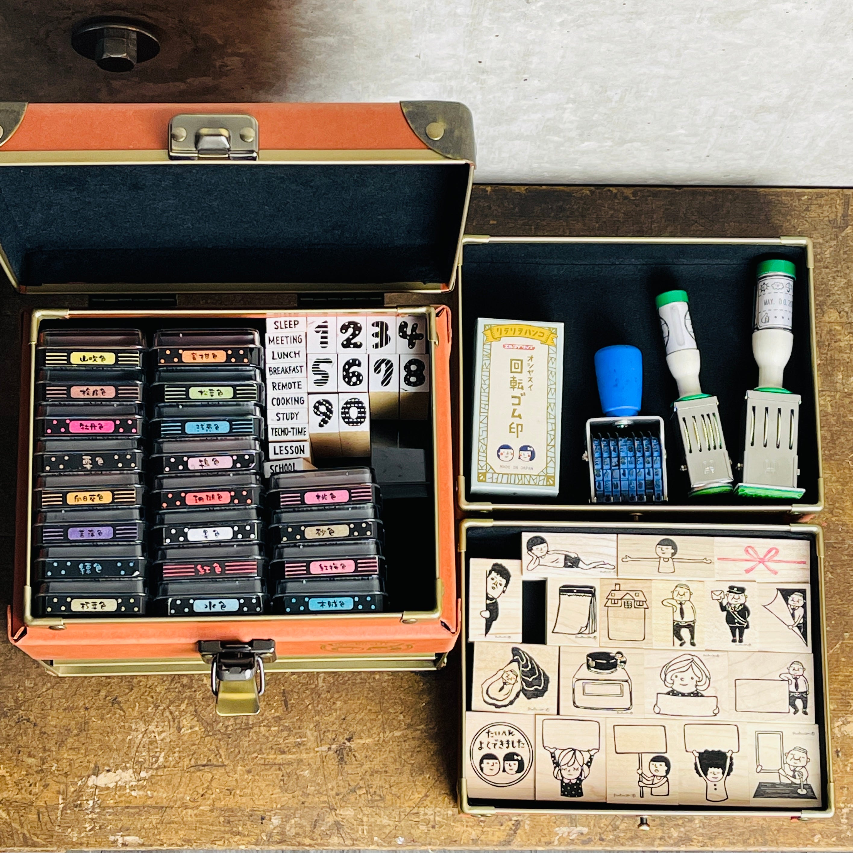 RiraRira Hanko Original Stationery Box with Drawers