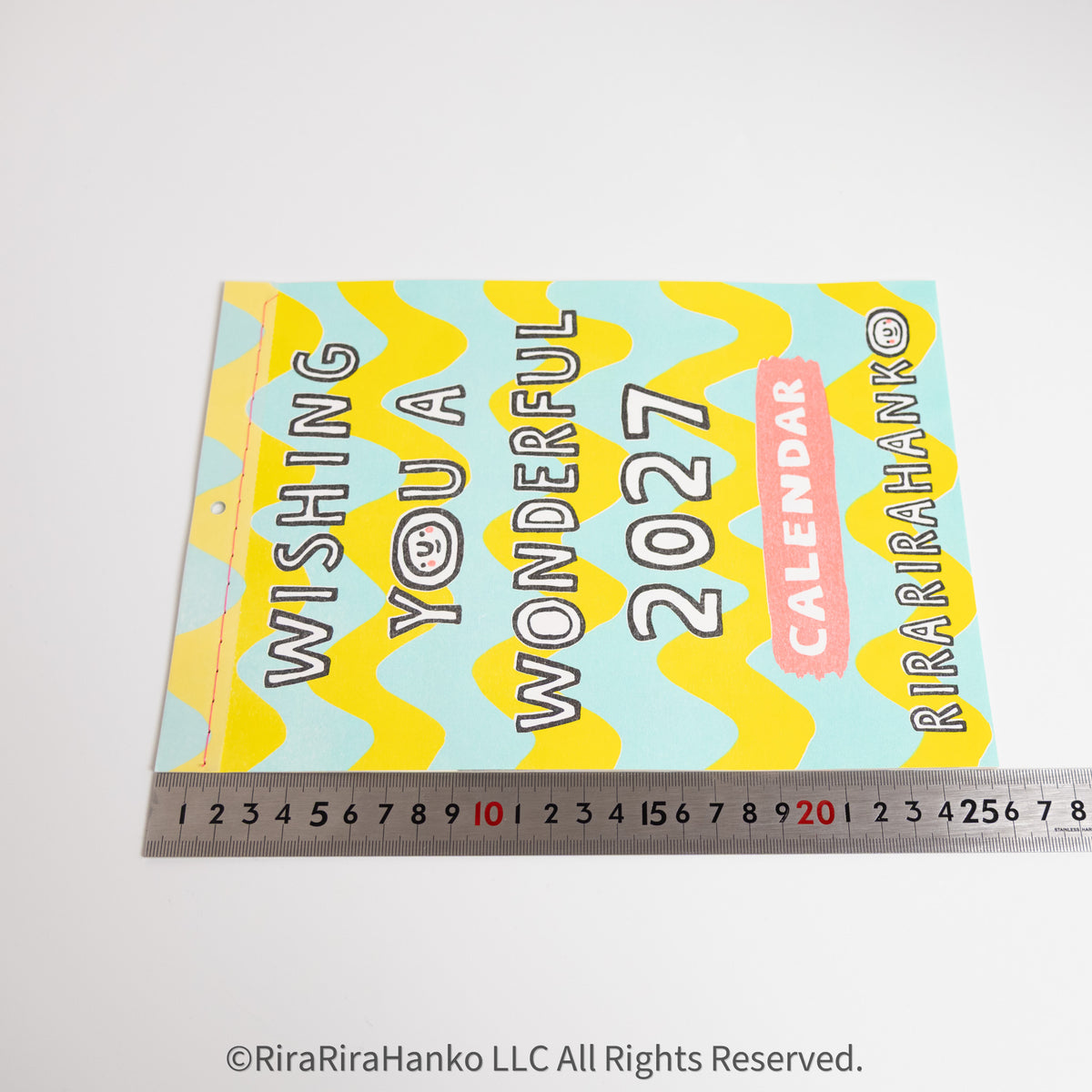 2027 RiraRira Hanko Wall Calendar