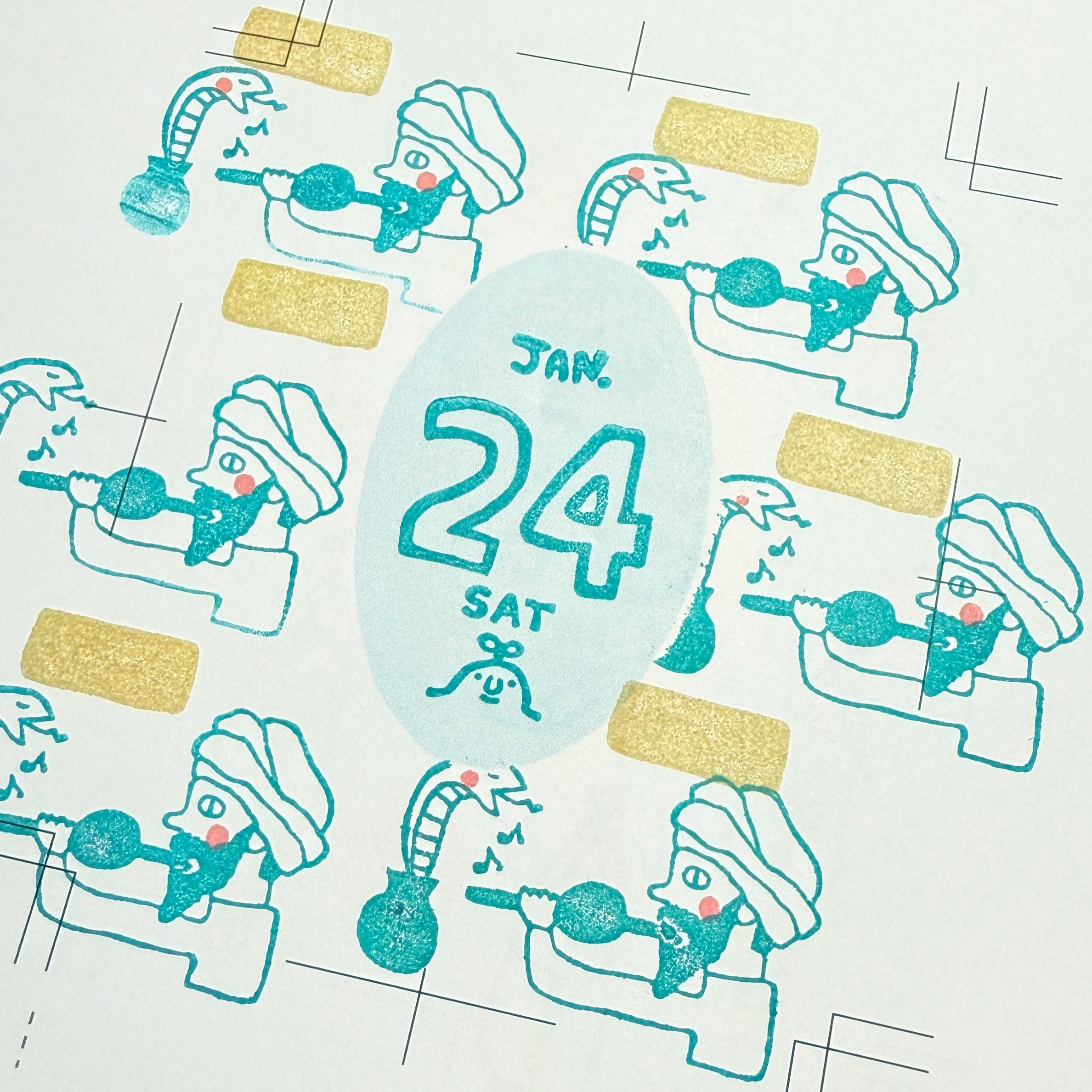 【Pre-Order】RiraRira Hanko Flip Calendar 2026