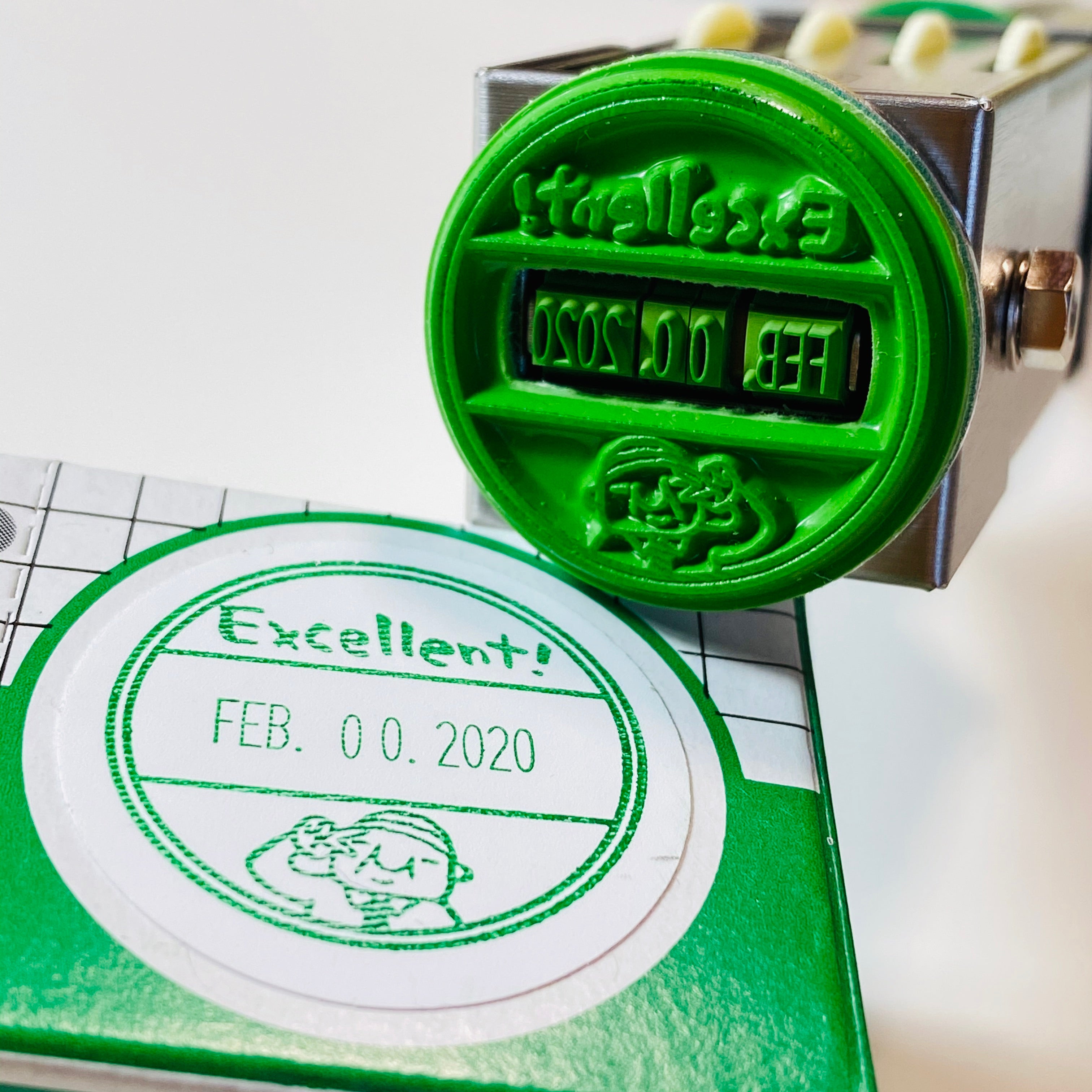 Rotating Date Stamp With Adjustable Dials Section Chief Iwai's Excellent (C-Type Year 1-Row Gregorian Type)