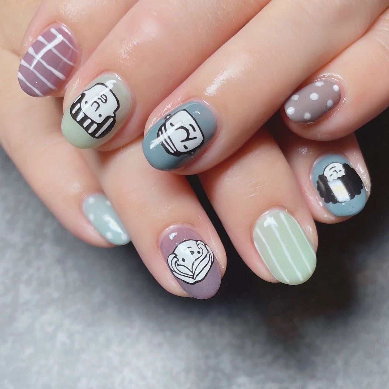 Rira Character Nail Stickers