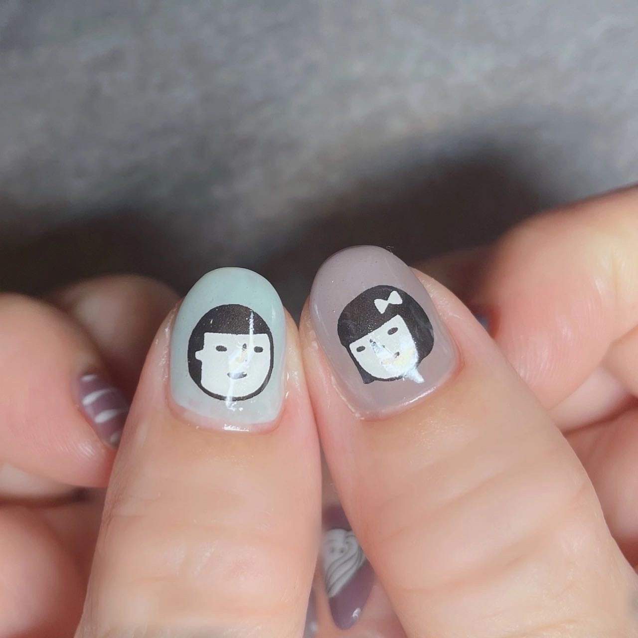 Rira Character Nail Stickers