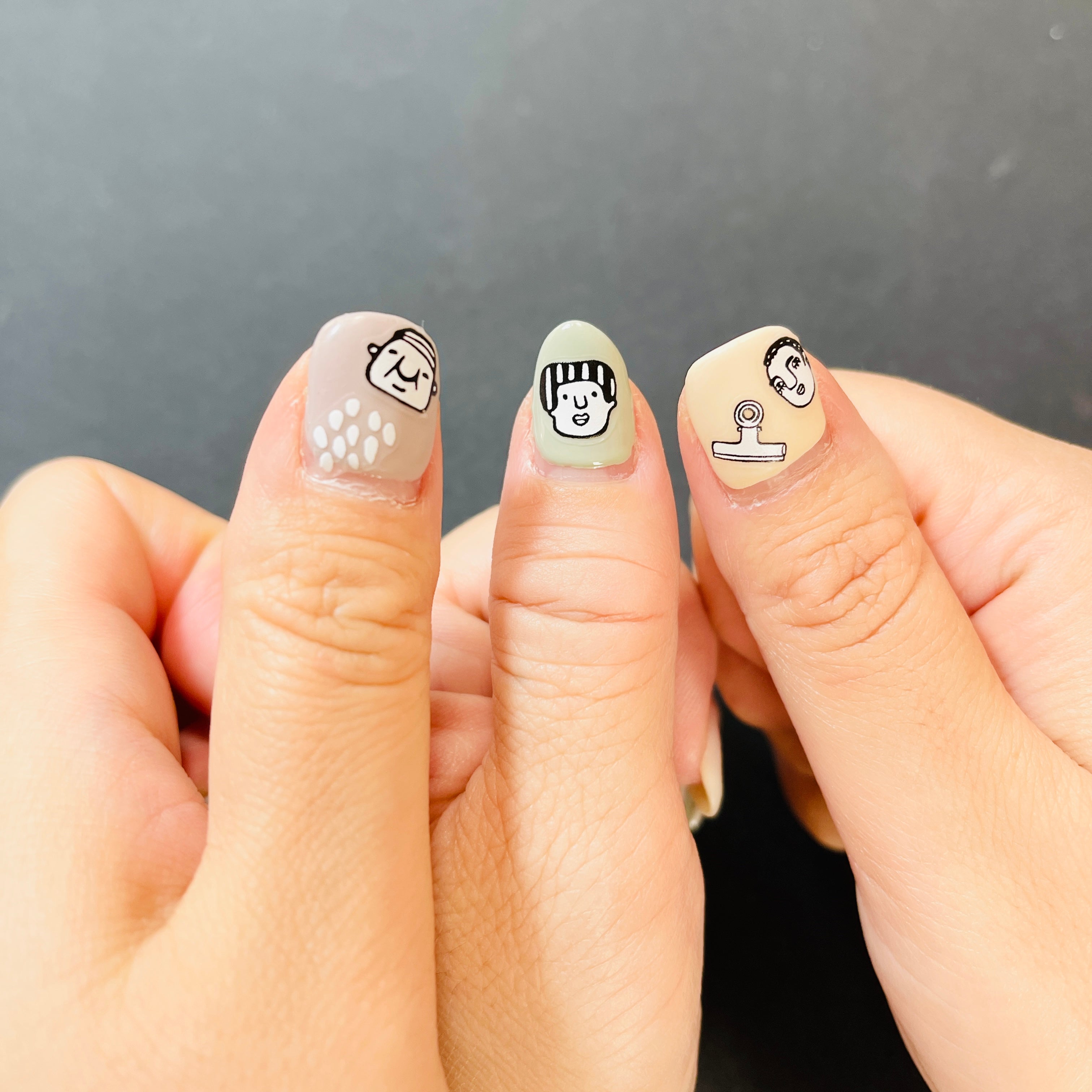 Rira Character Nail Stickers