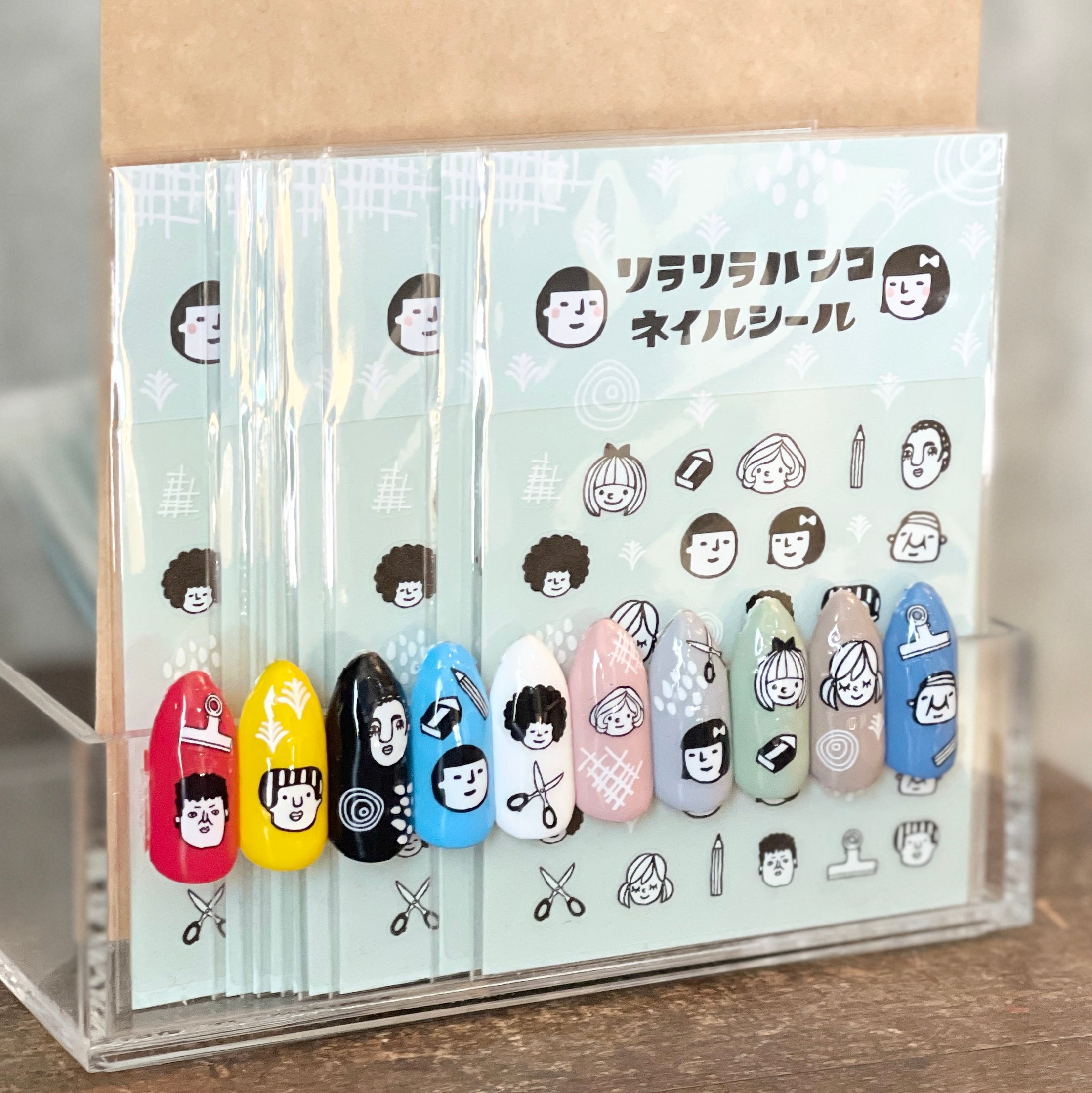 Rira Character Nail Stickers