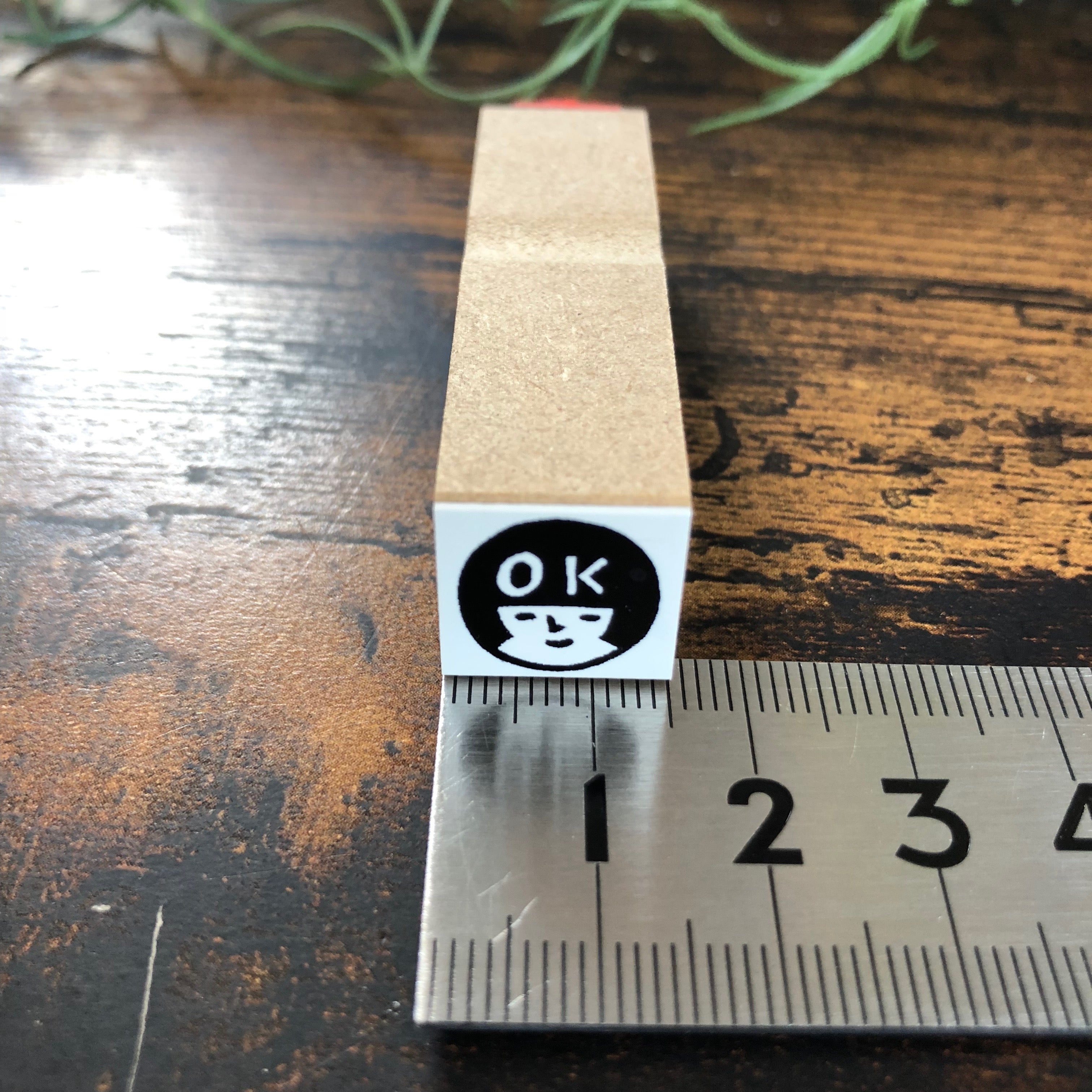 Okappa Girl "OK" Face Stamp