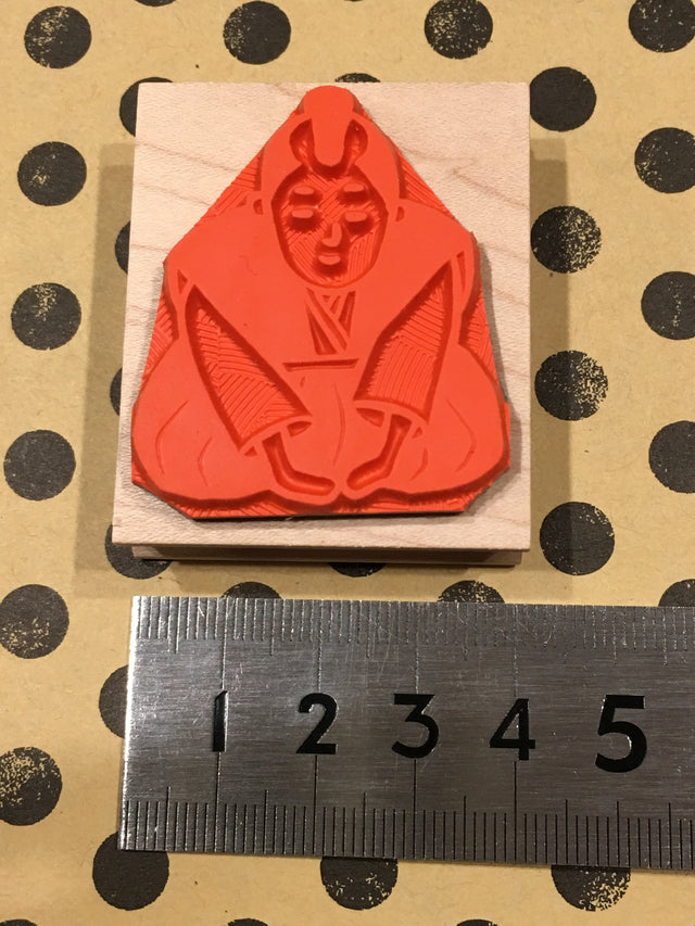 Humble Kneeling Bow Samurai