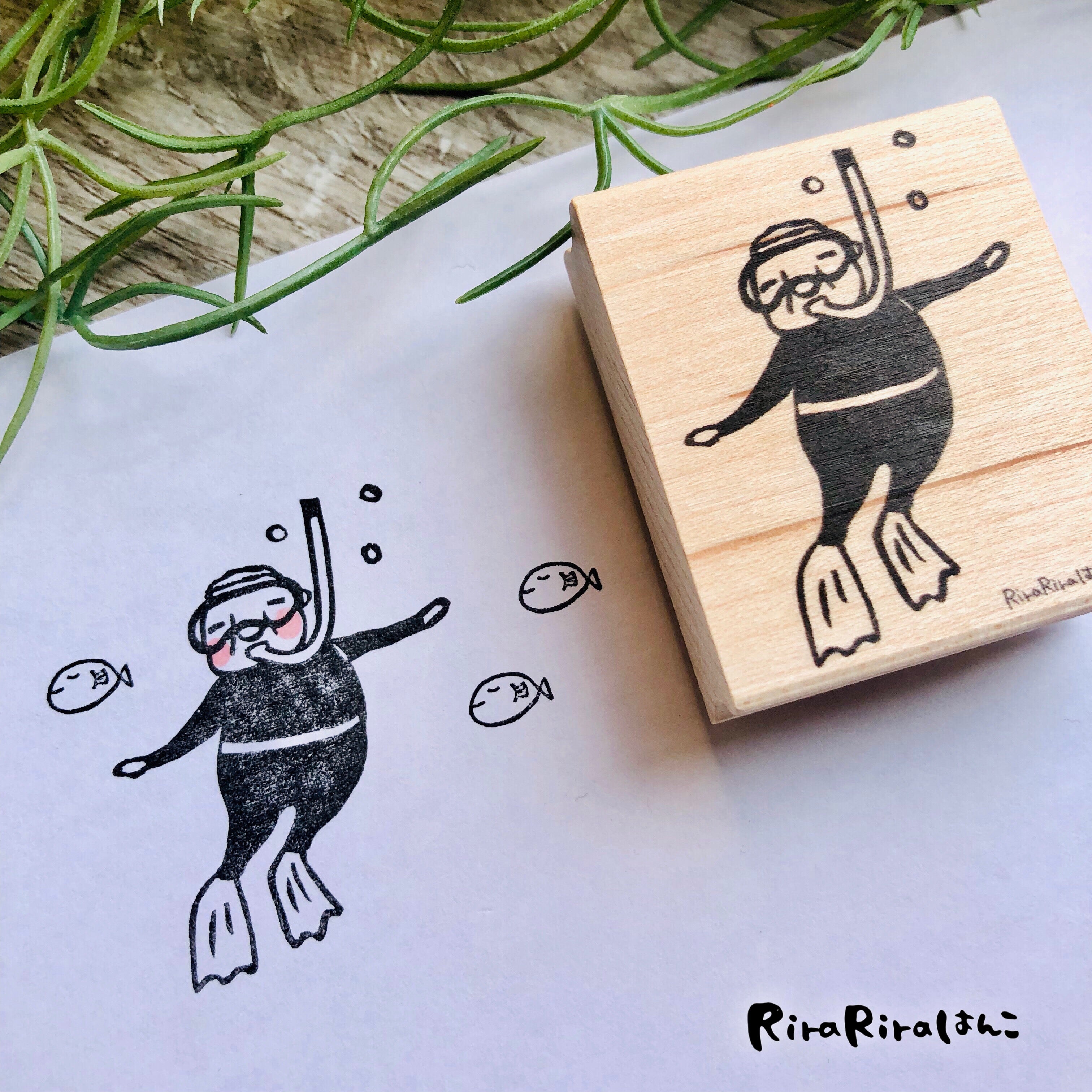 Section Chief Iwai "Snorkeling"