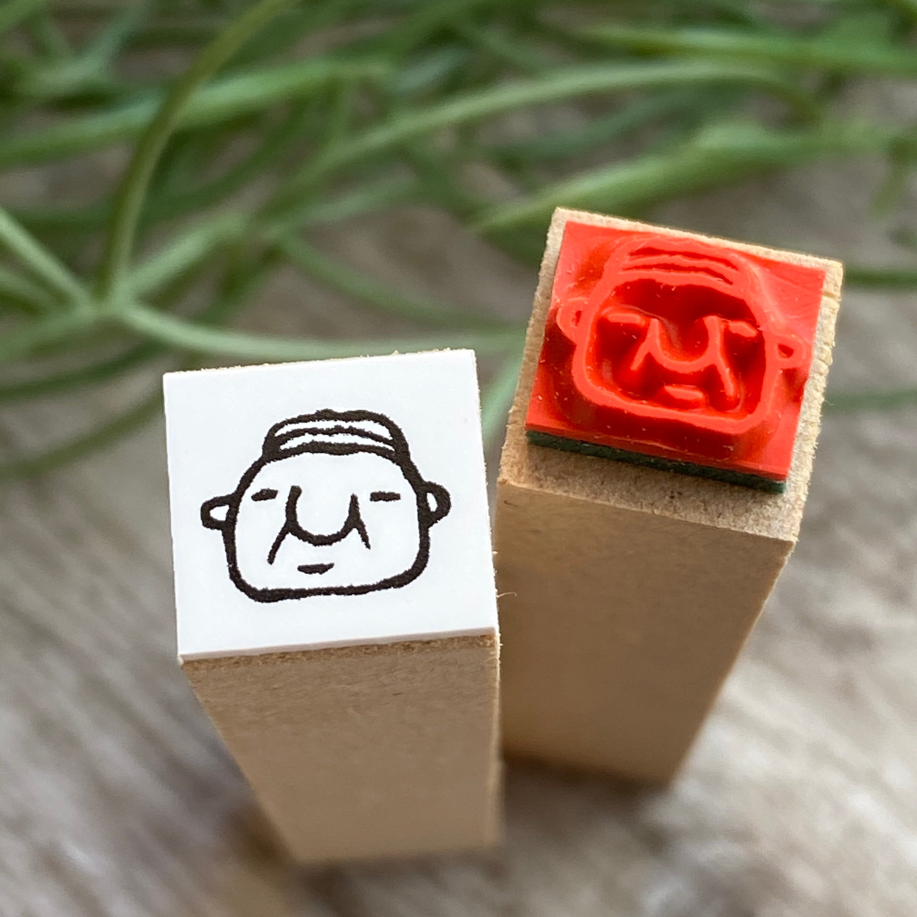Section Chief Iwai "Mini Mini Face Stamp"