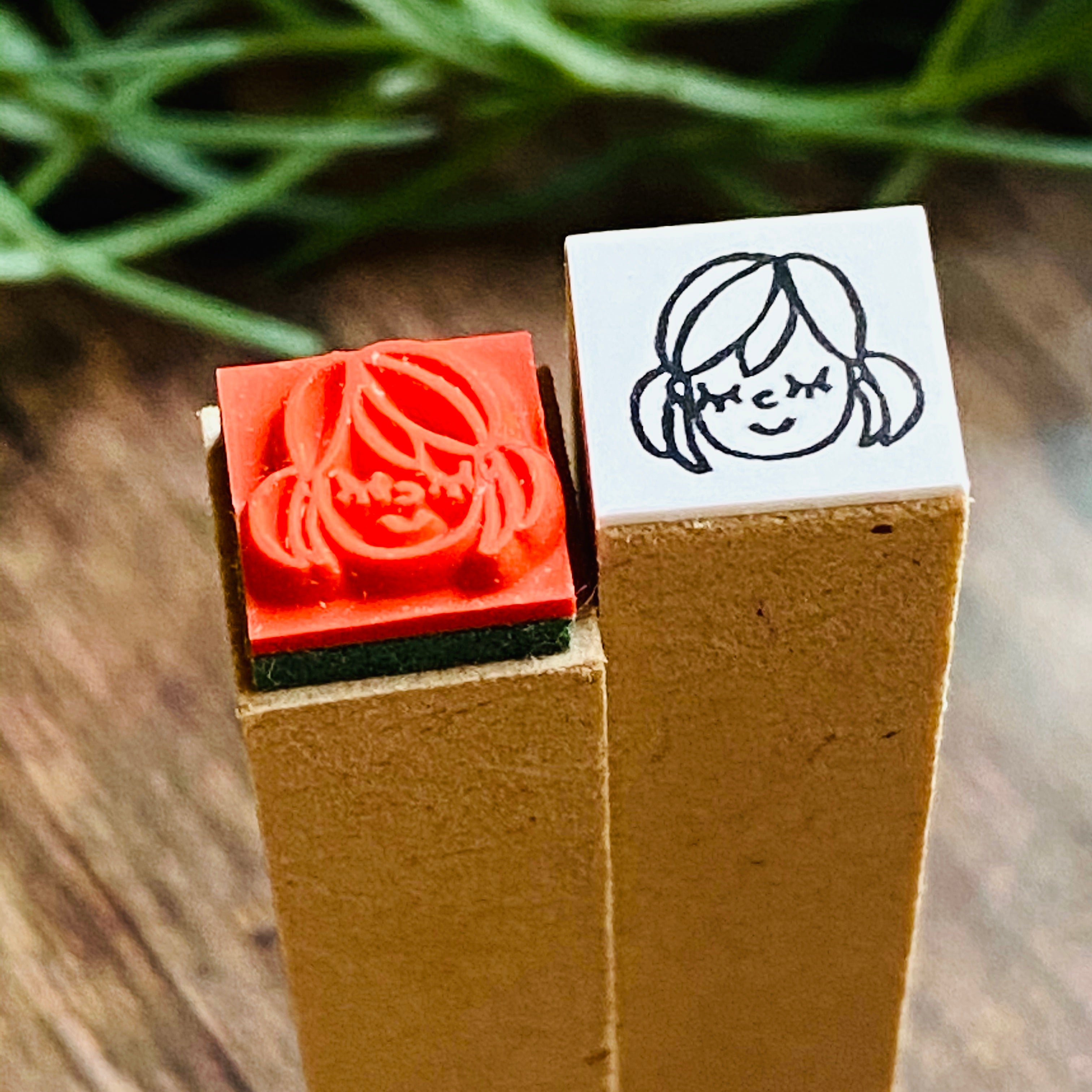 Koume-chan "Mini Mini Face Stamp"