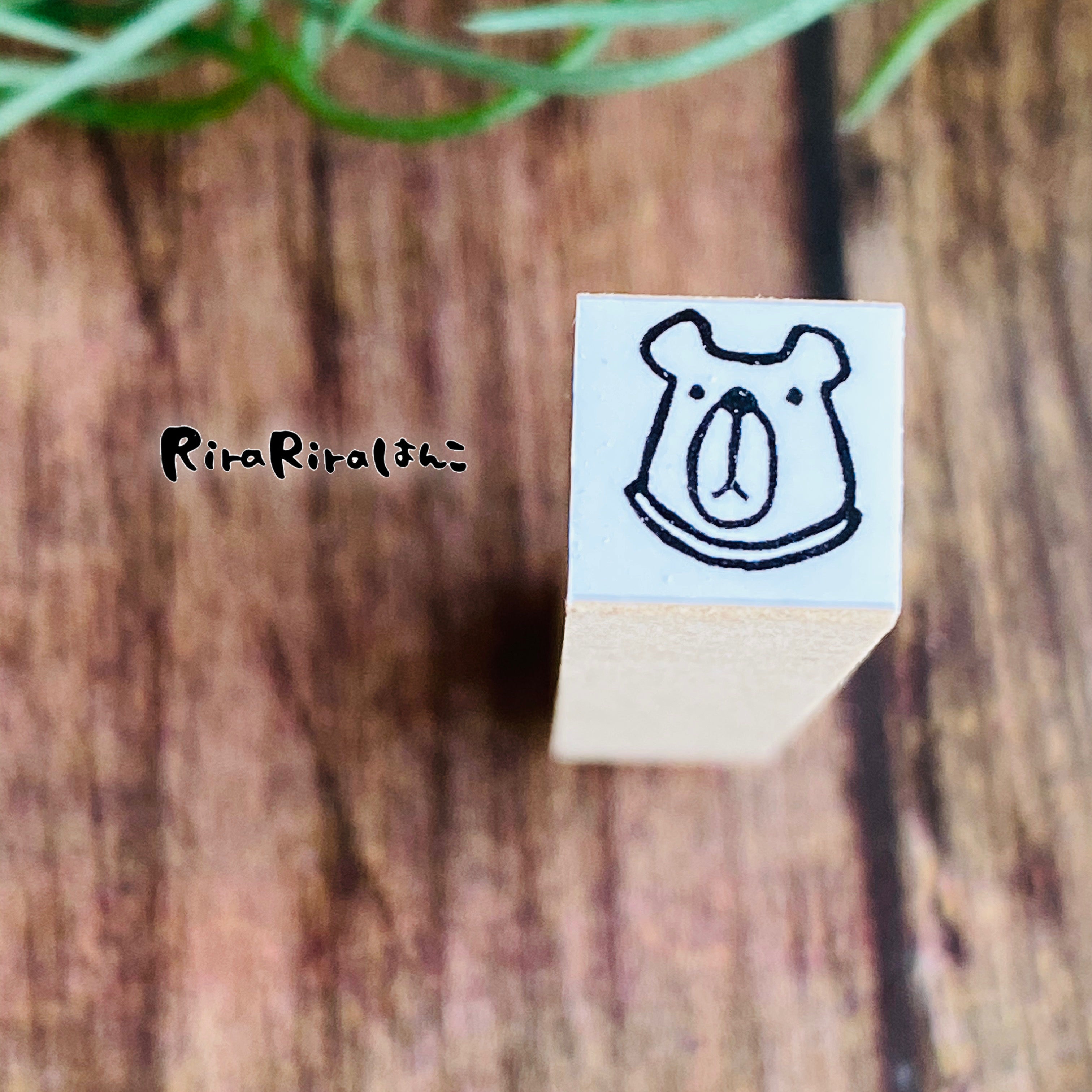 Bun-ta the Bear "Mini Mini Face Stamp"