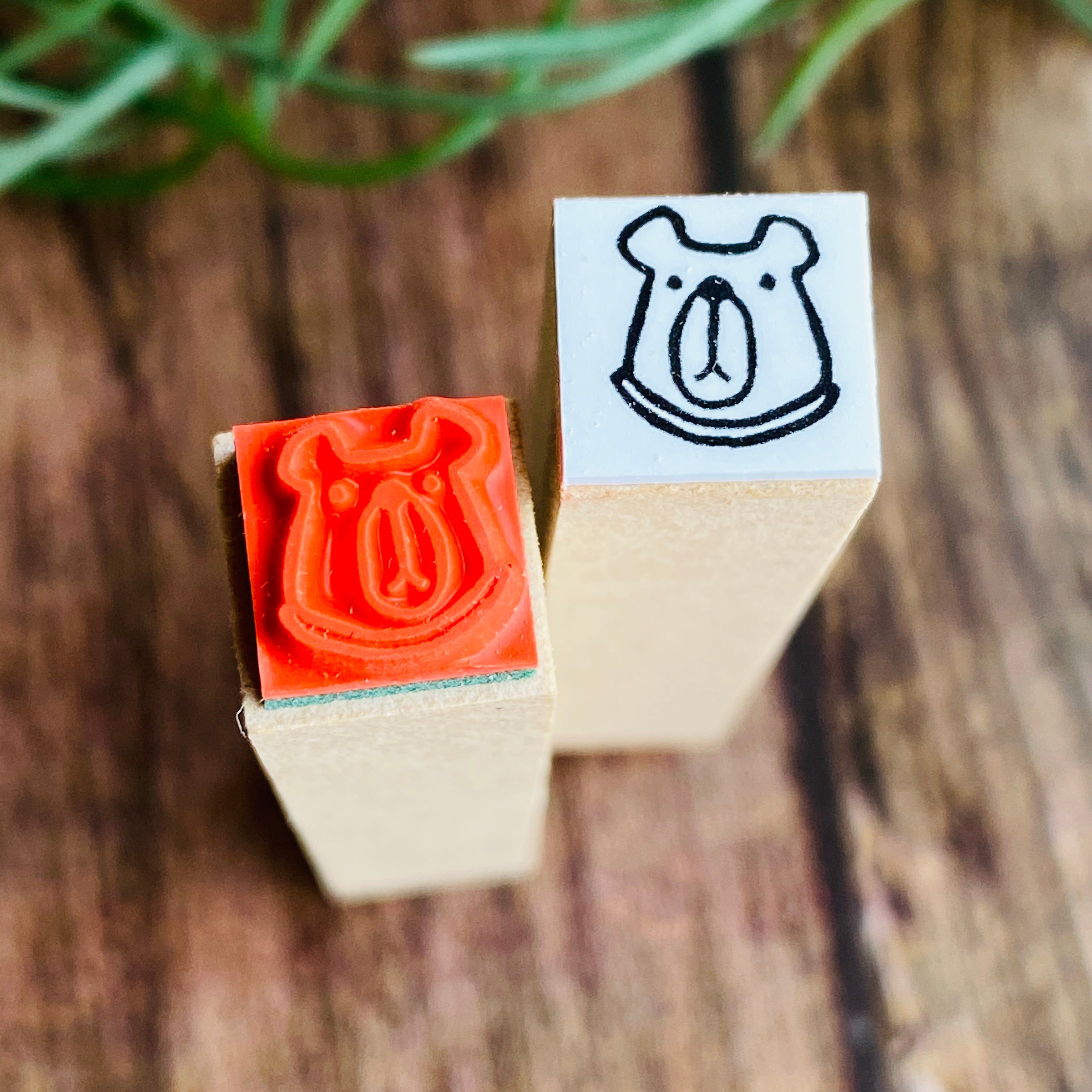 Bun-ta the Bear "Mini Mini Face Stamp"
