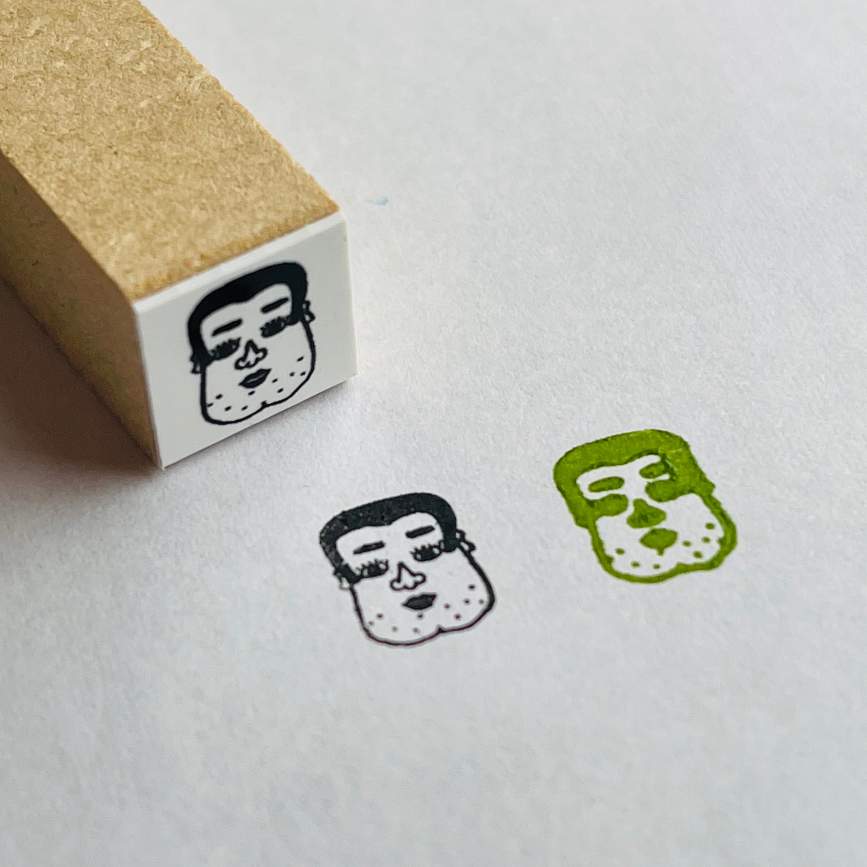 Wada Fukuo-kun "Mini Mini Face Stampe"