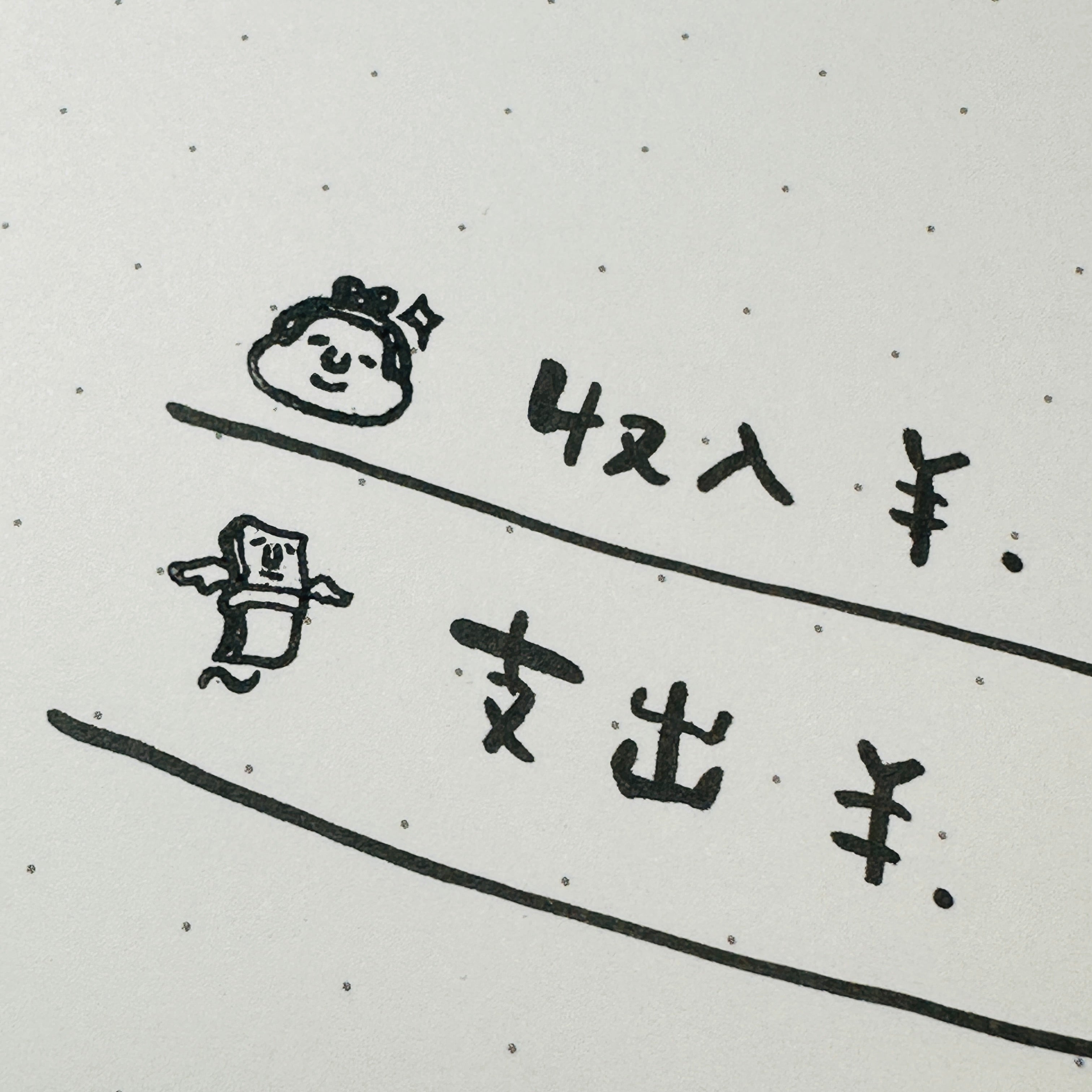 【支払日・お金】スケジュールはんこ*10mm角 Payment Date / Money