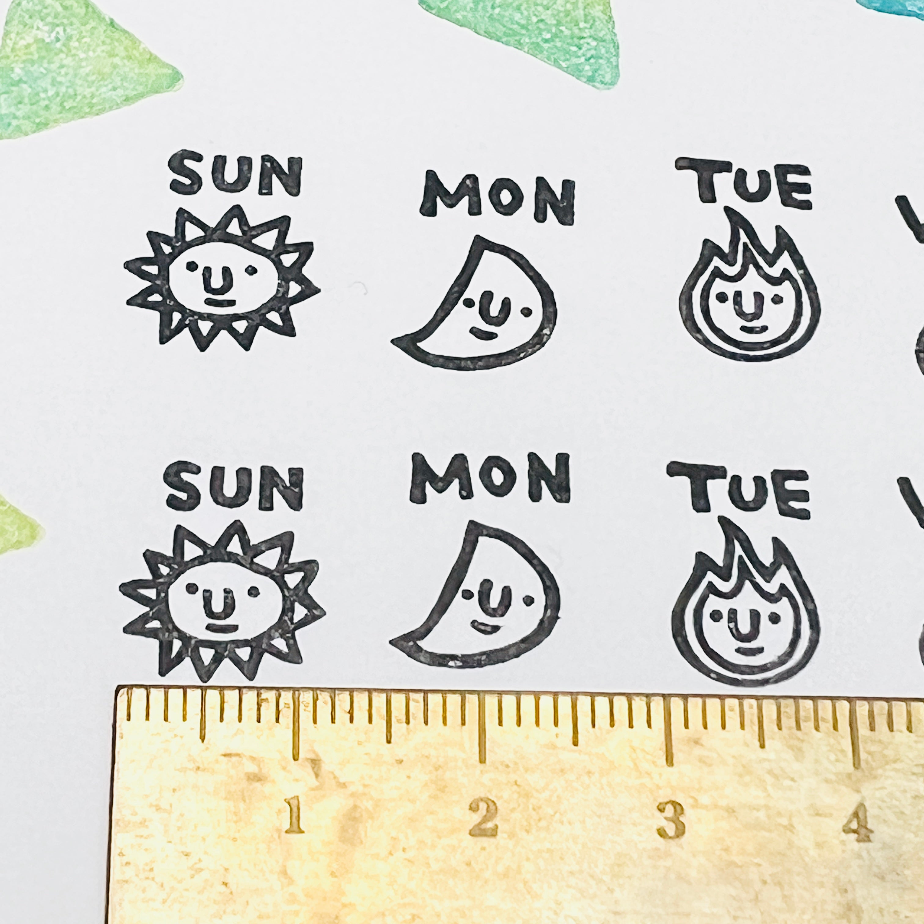 Weekday Stamp Set Boxed