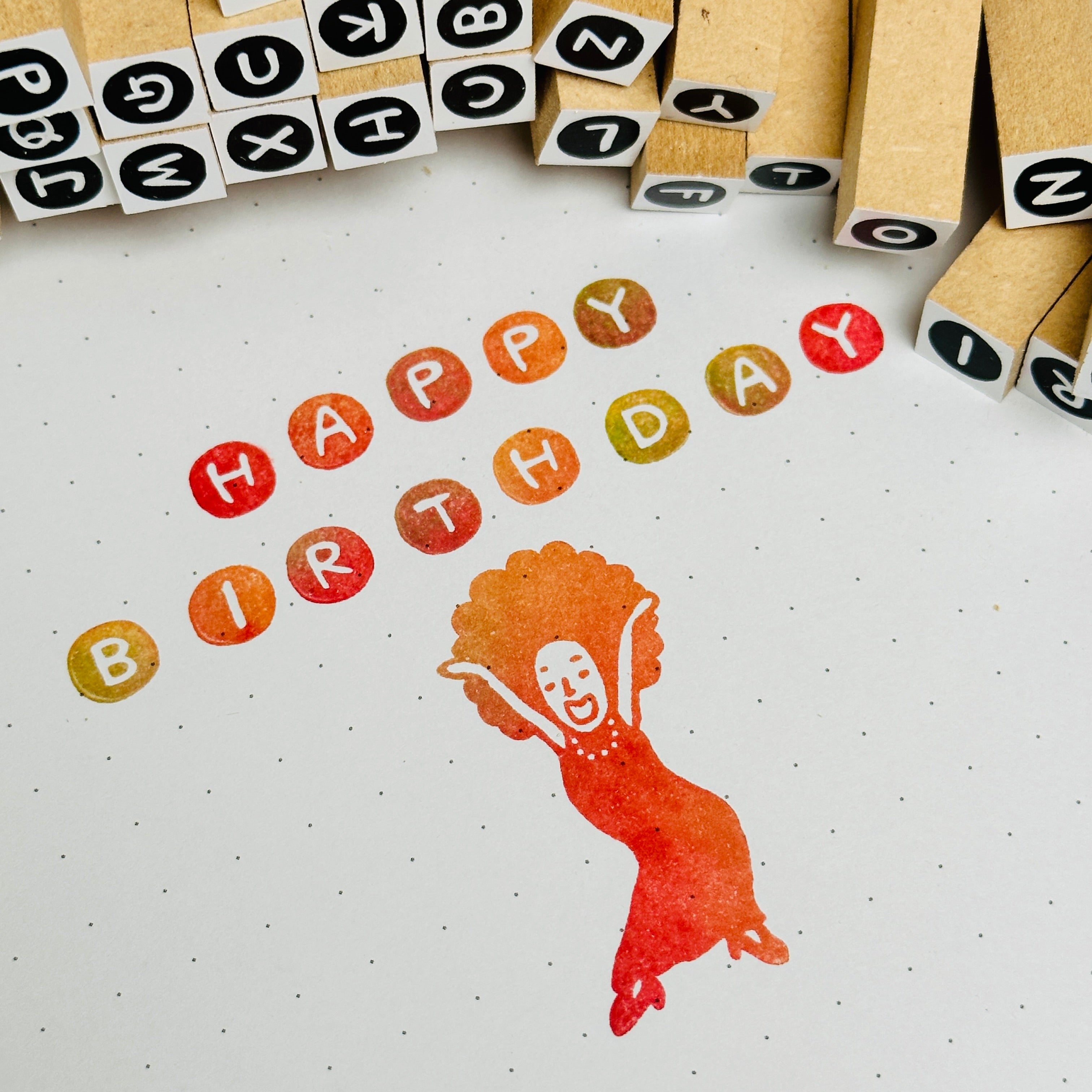 10mm Square Alphabet 26 Piece Set