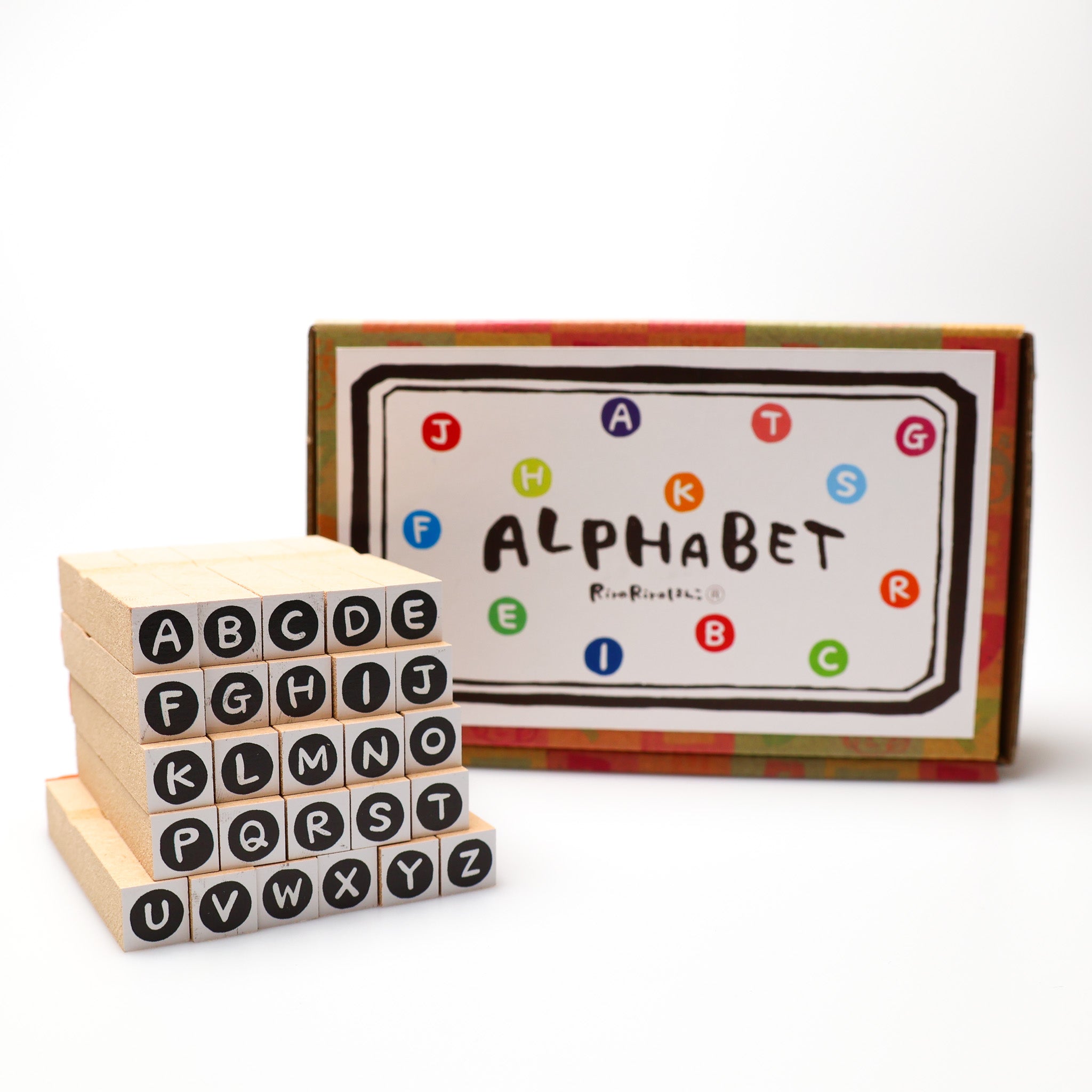 10mm Square Alphabet 26 Piece Set