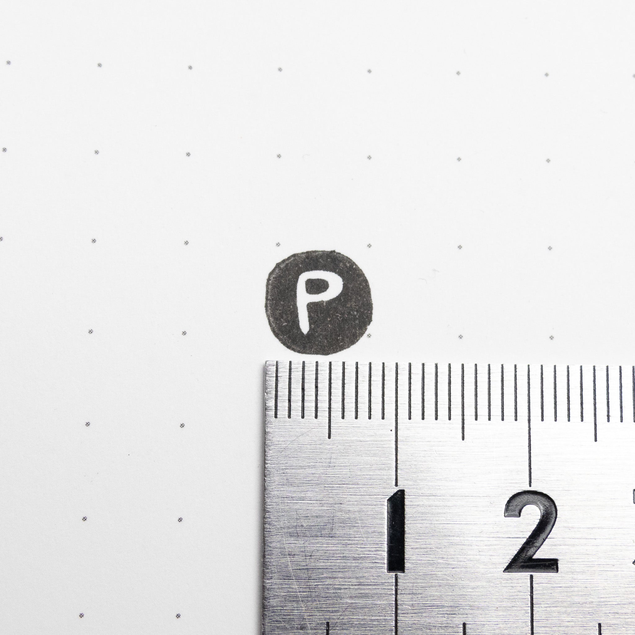 10mm Square Alphabet 26 Piece Set