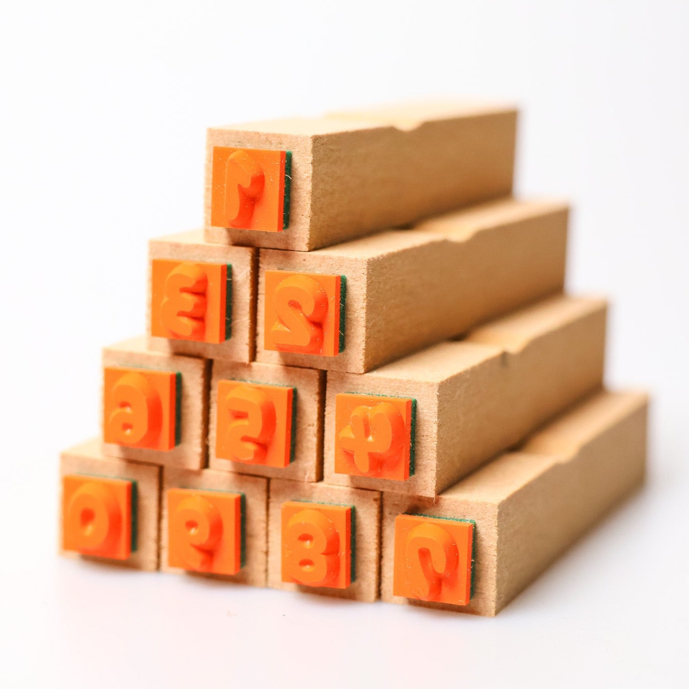 10mm Square Number Set