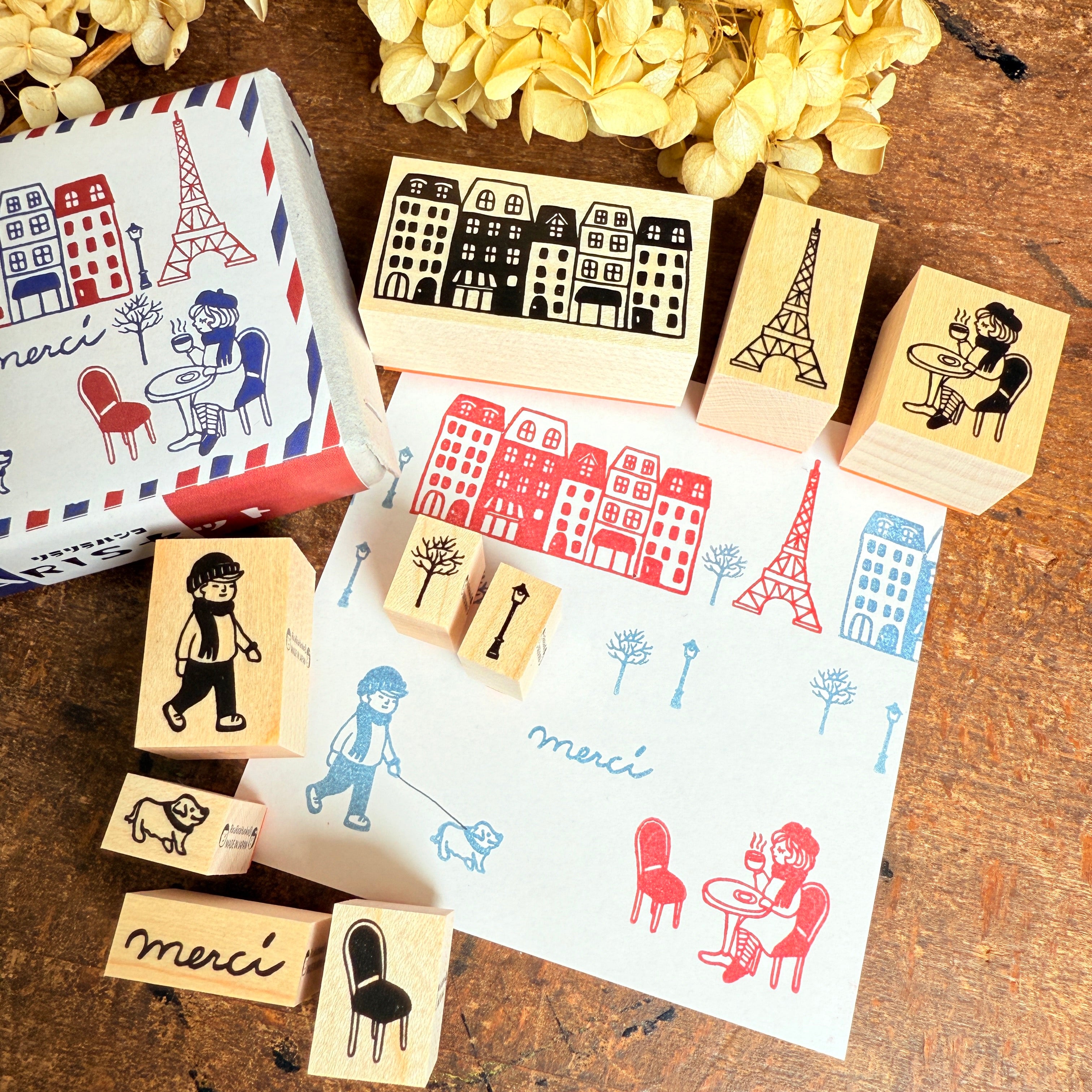 Bon Relais Paris Stamp Set(Boxd)