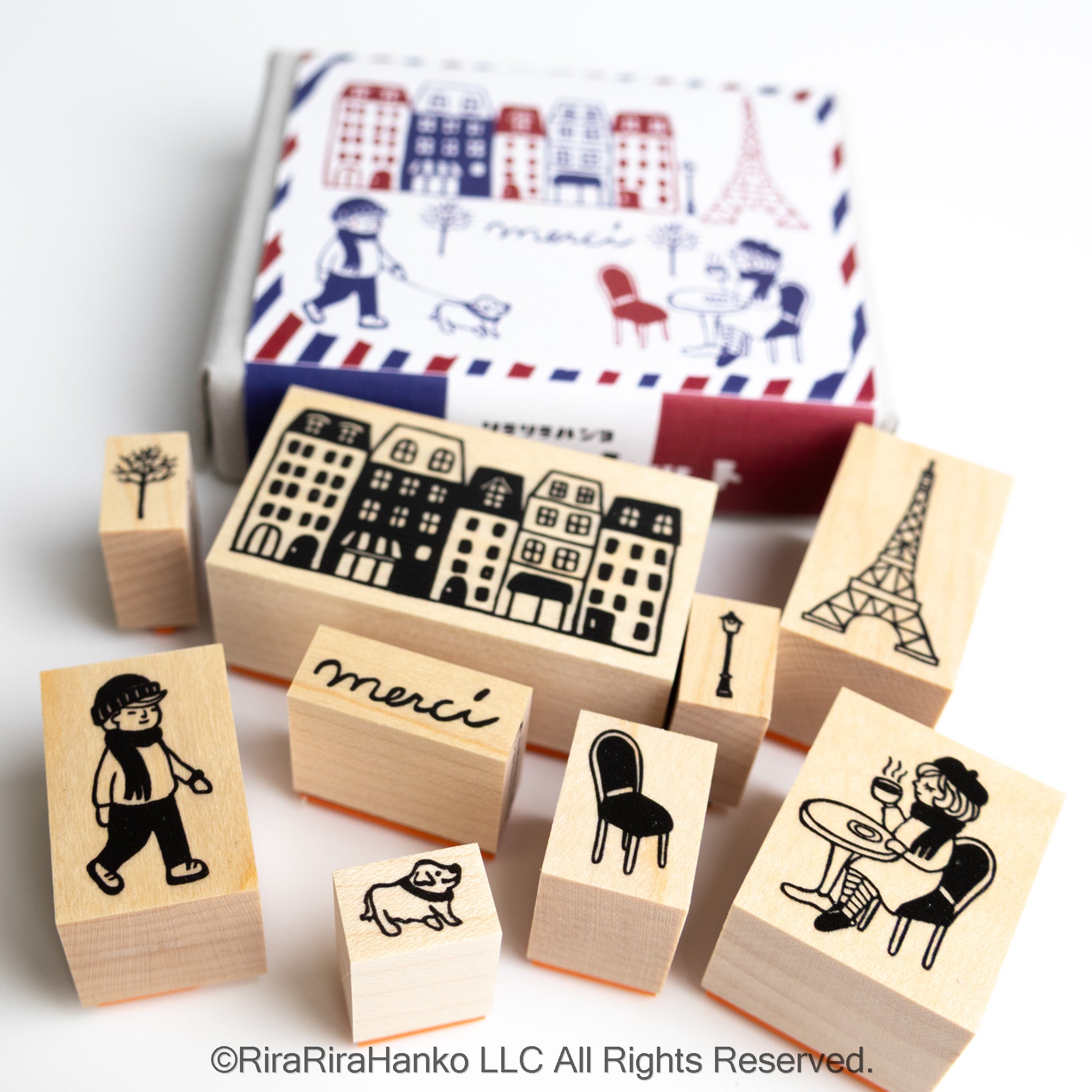 Bon Relais Paris Stamp Set(Boxd)