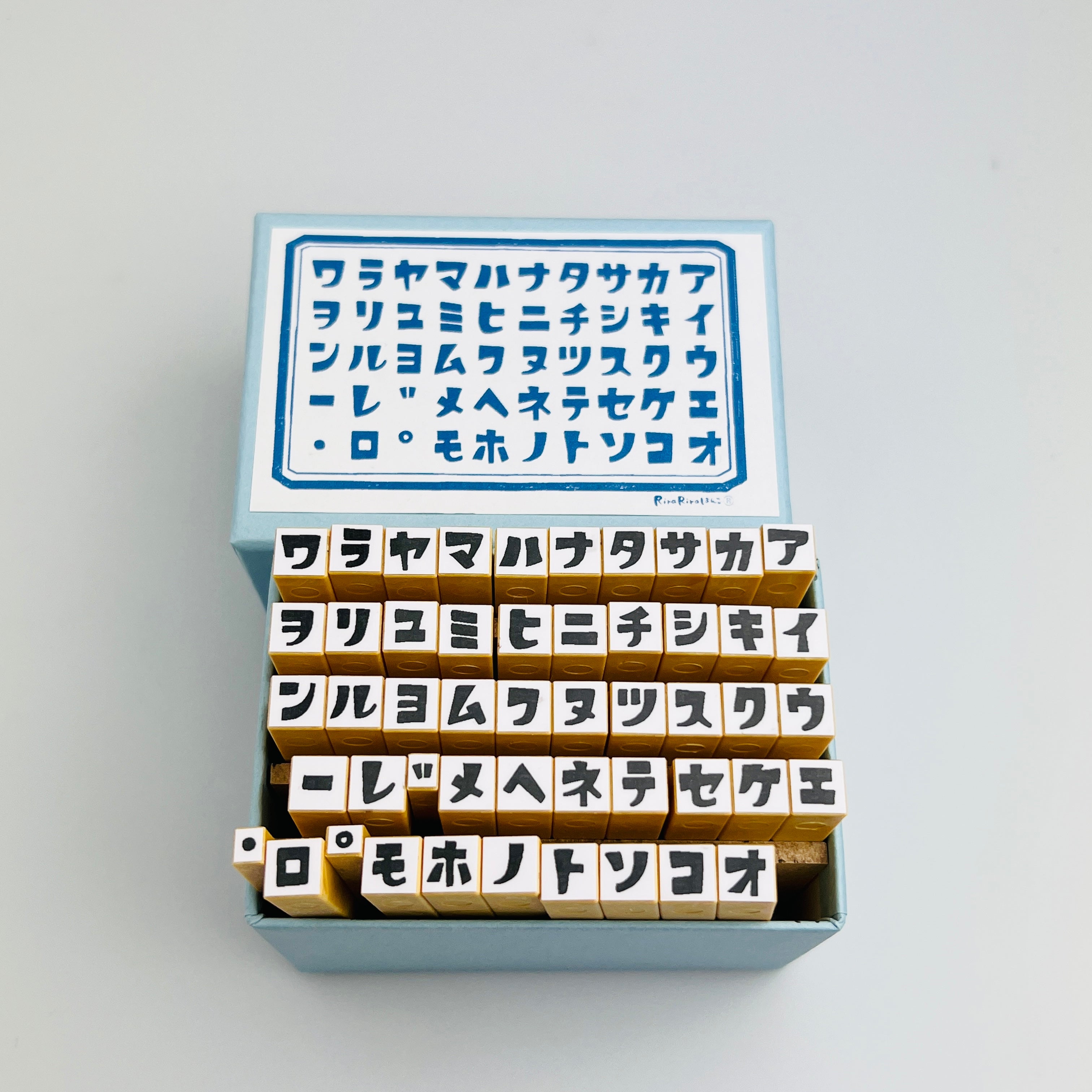 Rira Characters Katakana 50 Sounds Set (Boxed)