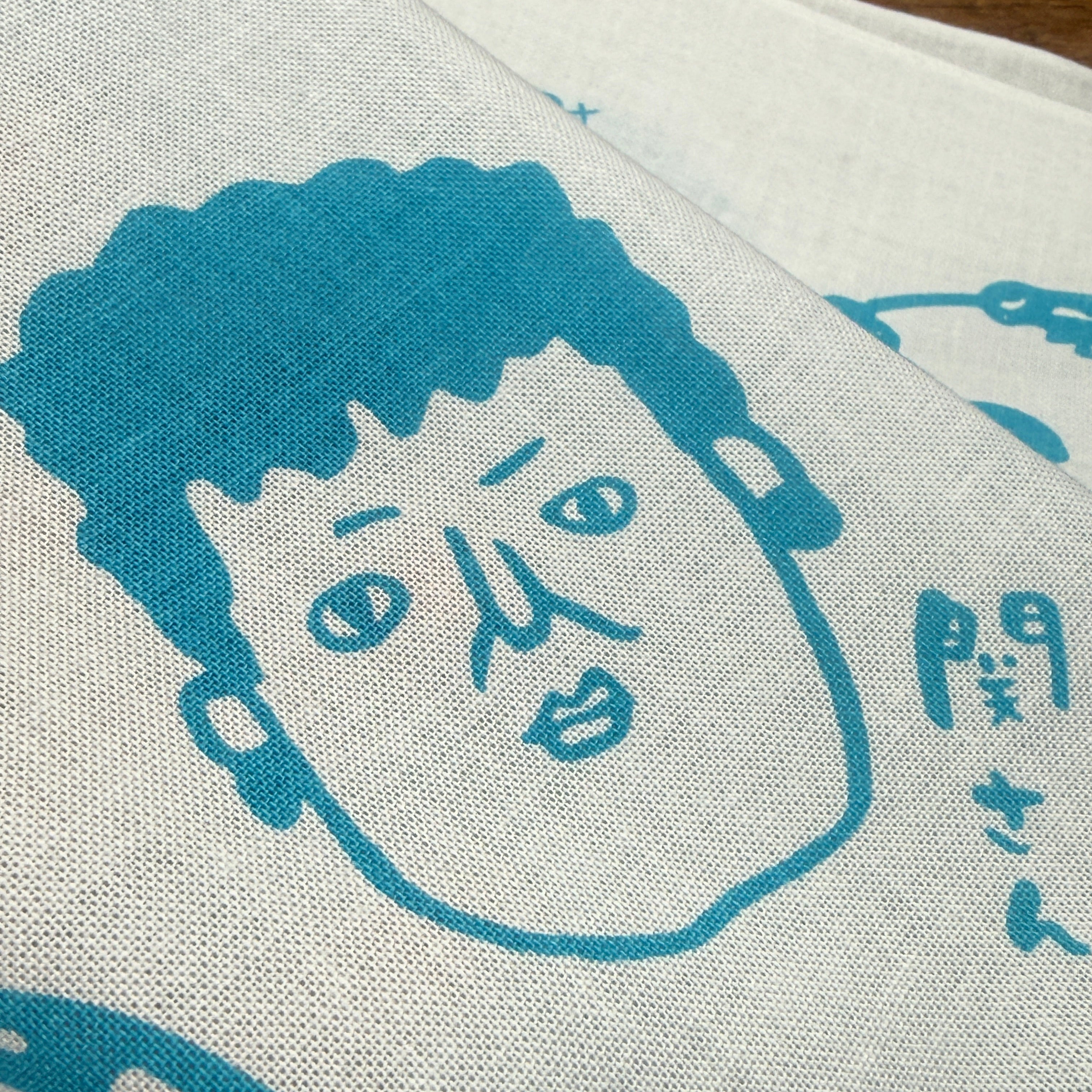 Rira All-Over Character Tenugui Towel