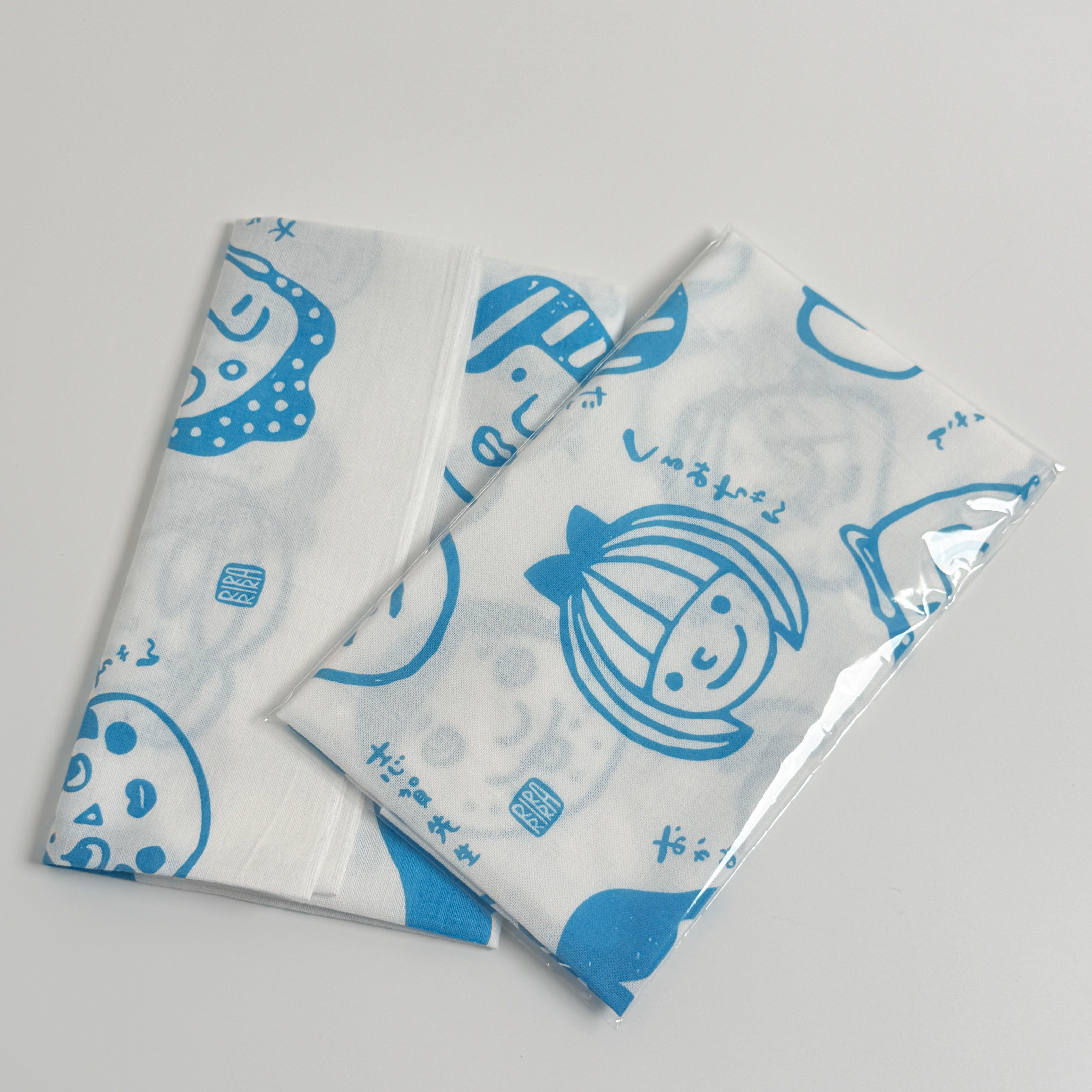 Rira All-Over Character Tenugui Towel