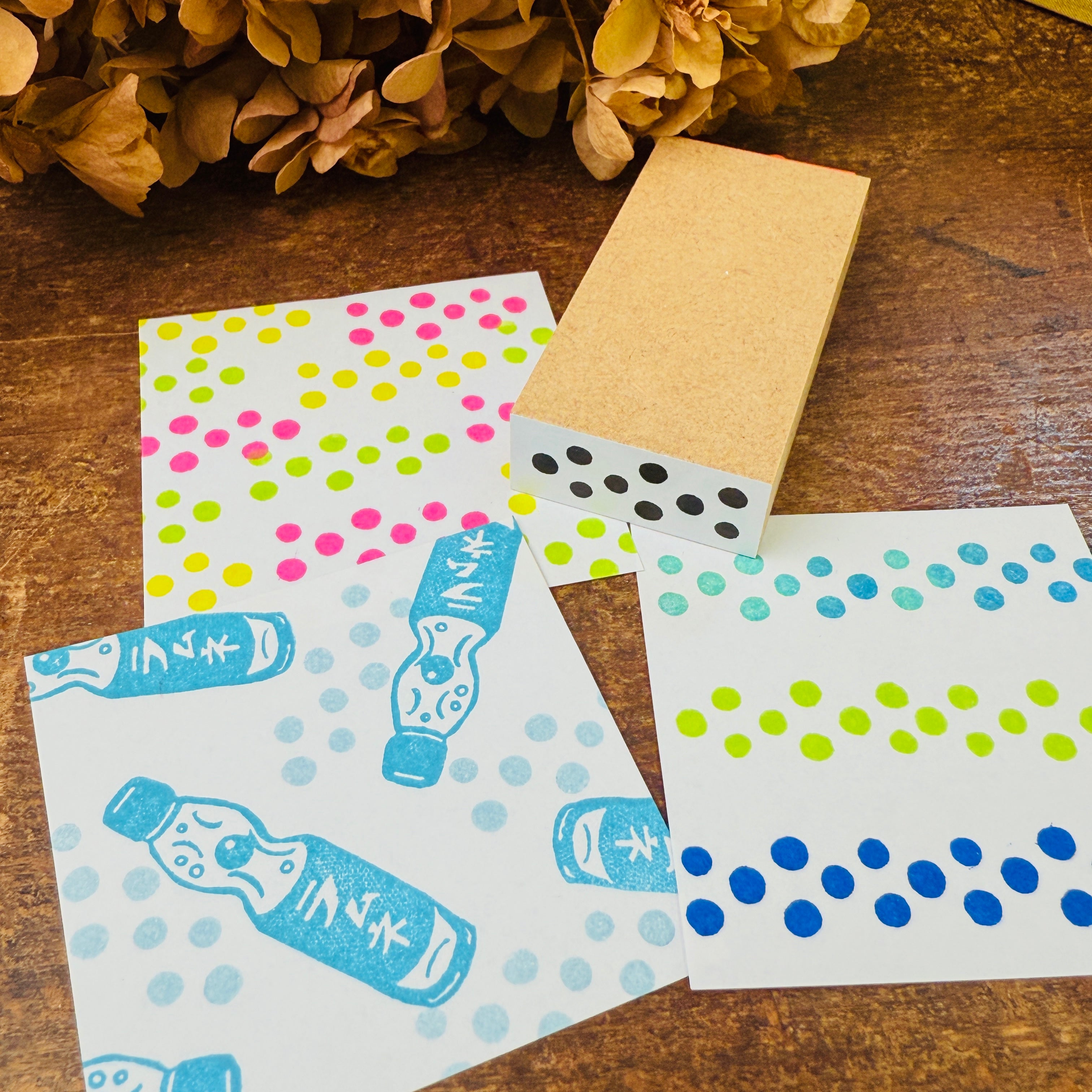 Polka Dots Pattern Stamp (Irregular Dots)