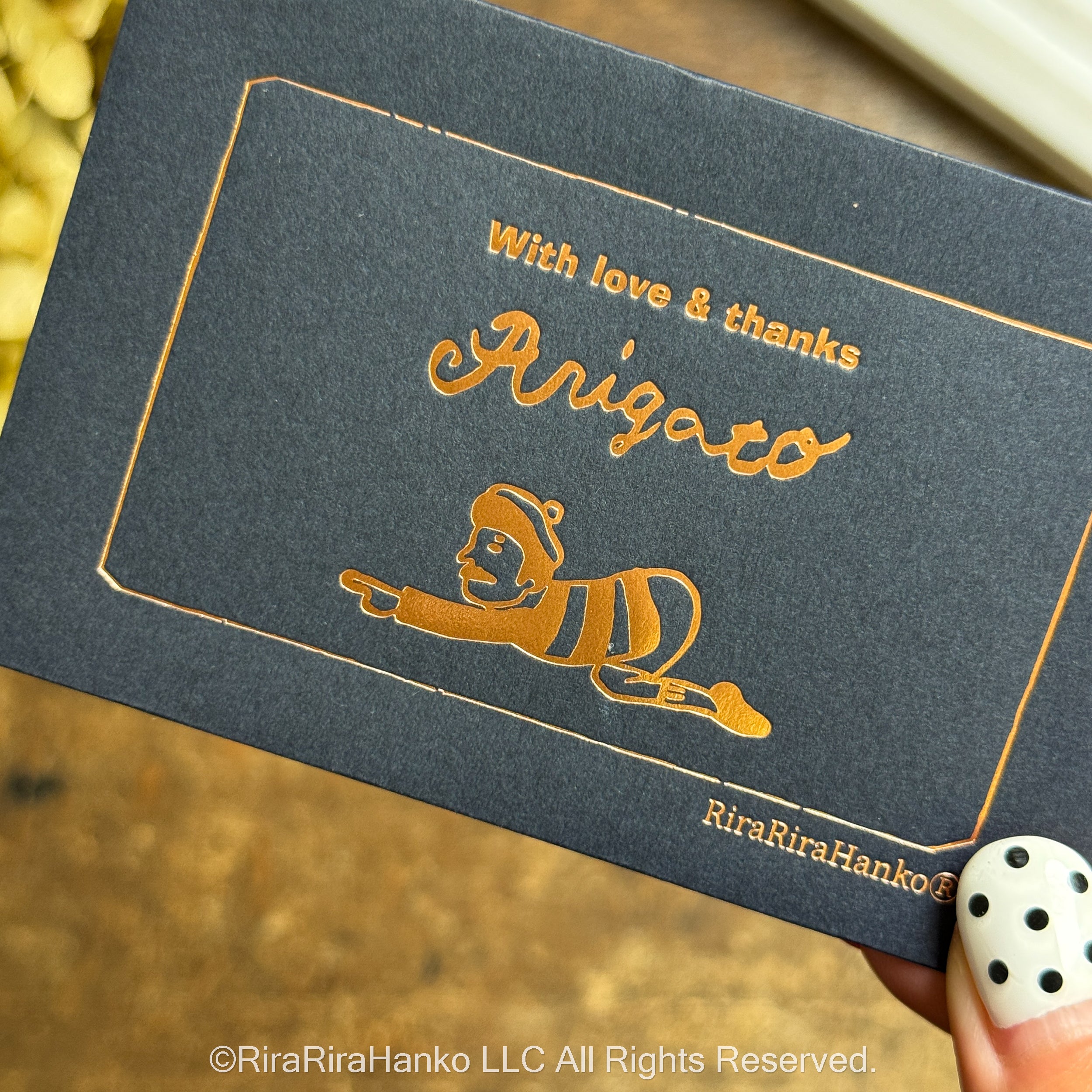 "Thank You" Message Card with Freddie Design (with Envelope) – MC01