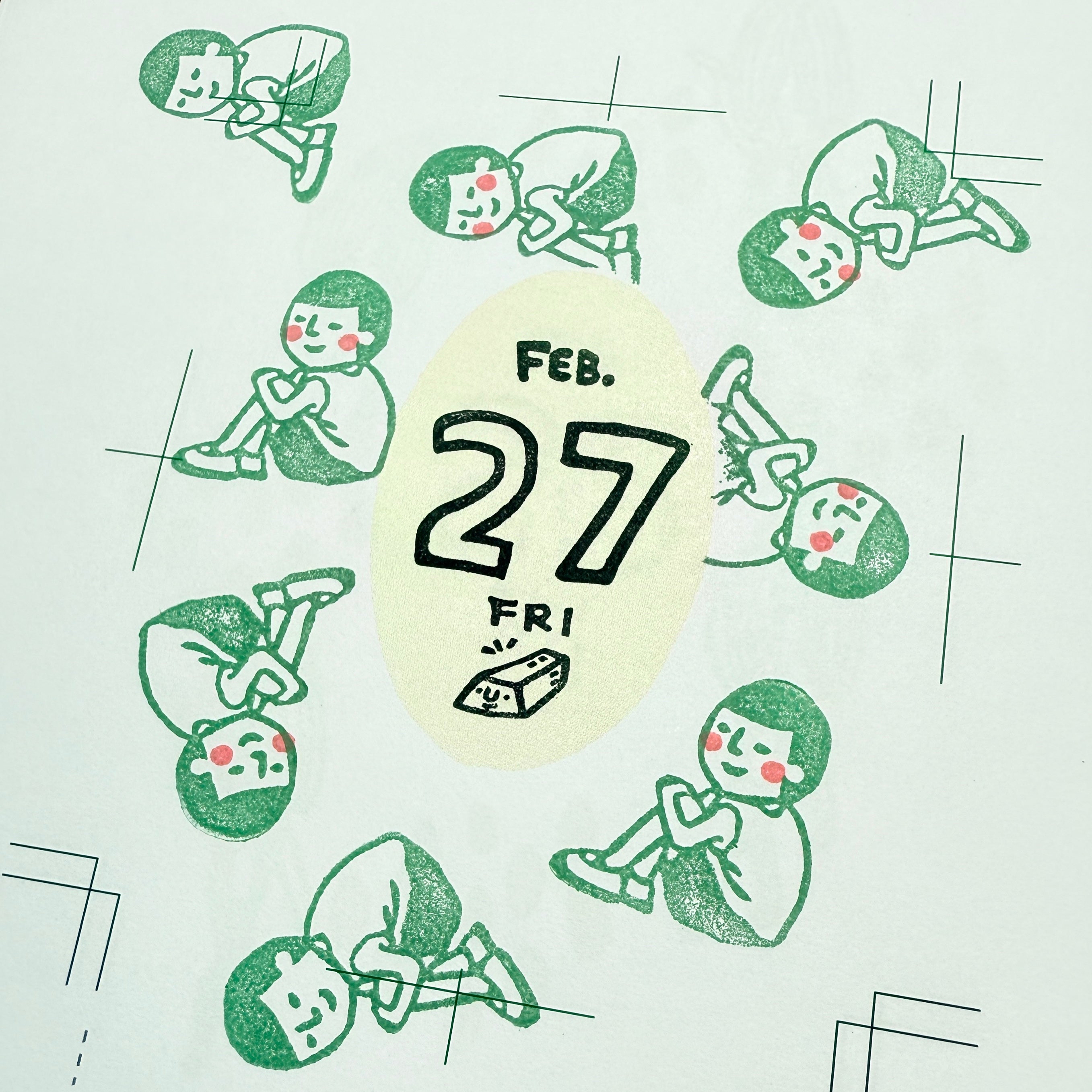 【Pre-Order】RiraRira Hanko Flip Calendar 2026