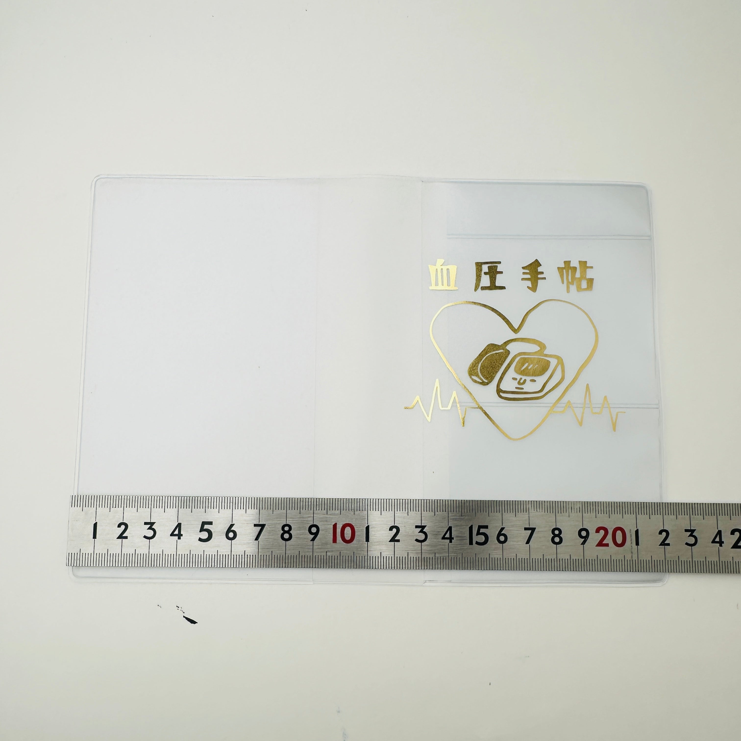 [Gold foil stamping] Blood pressure notebook cover (blood pressure notebook sold separately)＊NO004_C