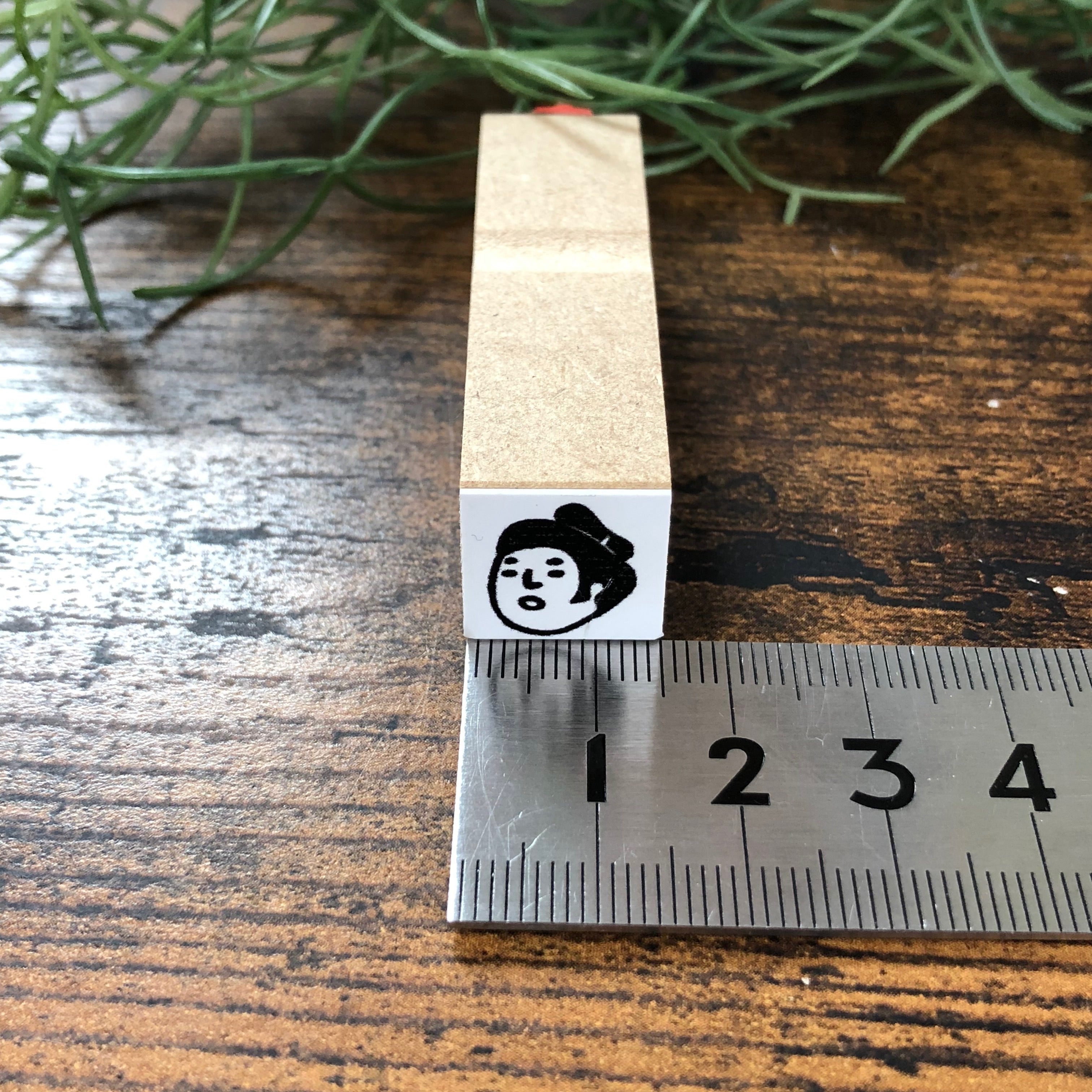 Sumo Wrestler Face Stamp