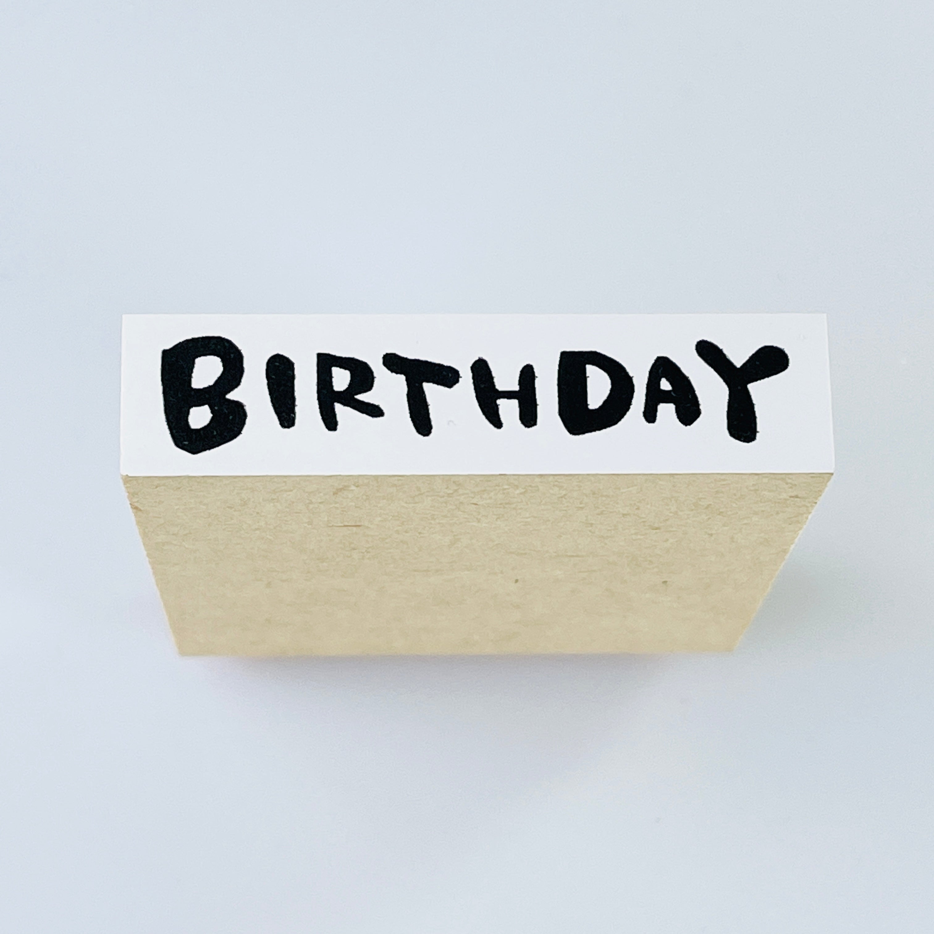 BIRTHDAY (Horizontal Writing)