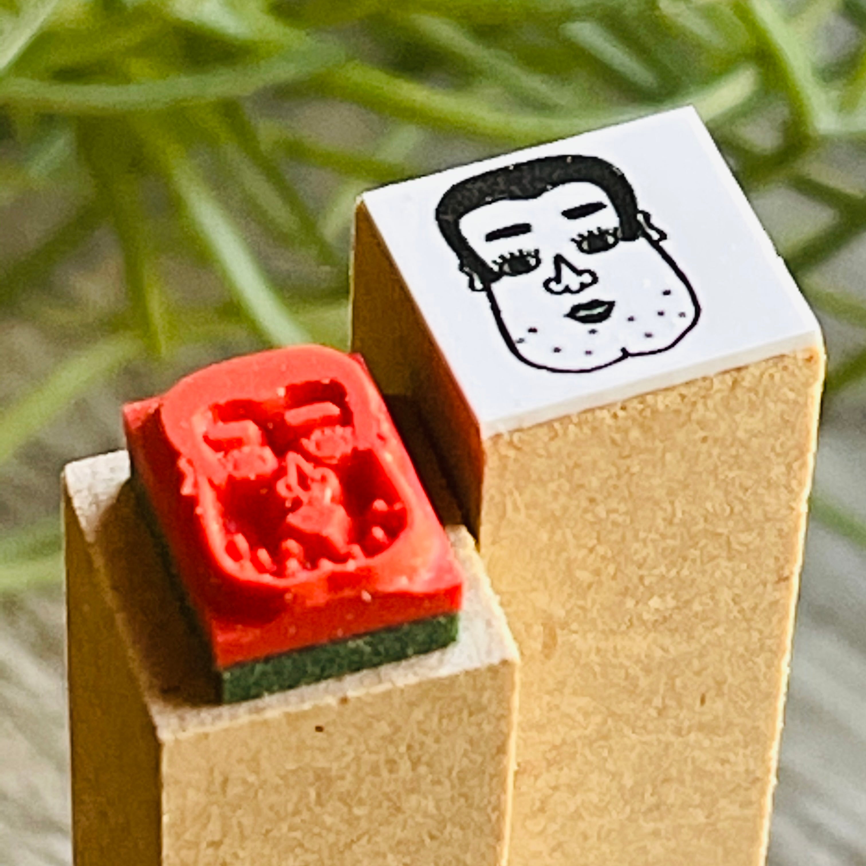 Wada Fukuo-kun "Mini Mini Face Stampe"