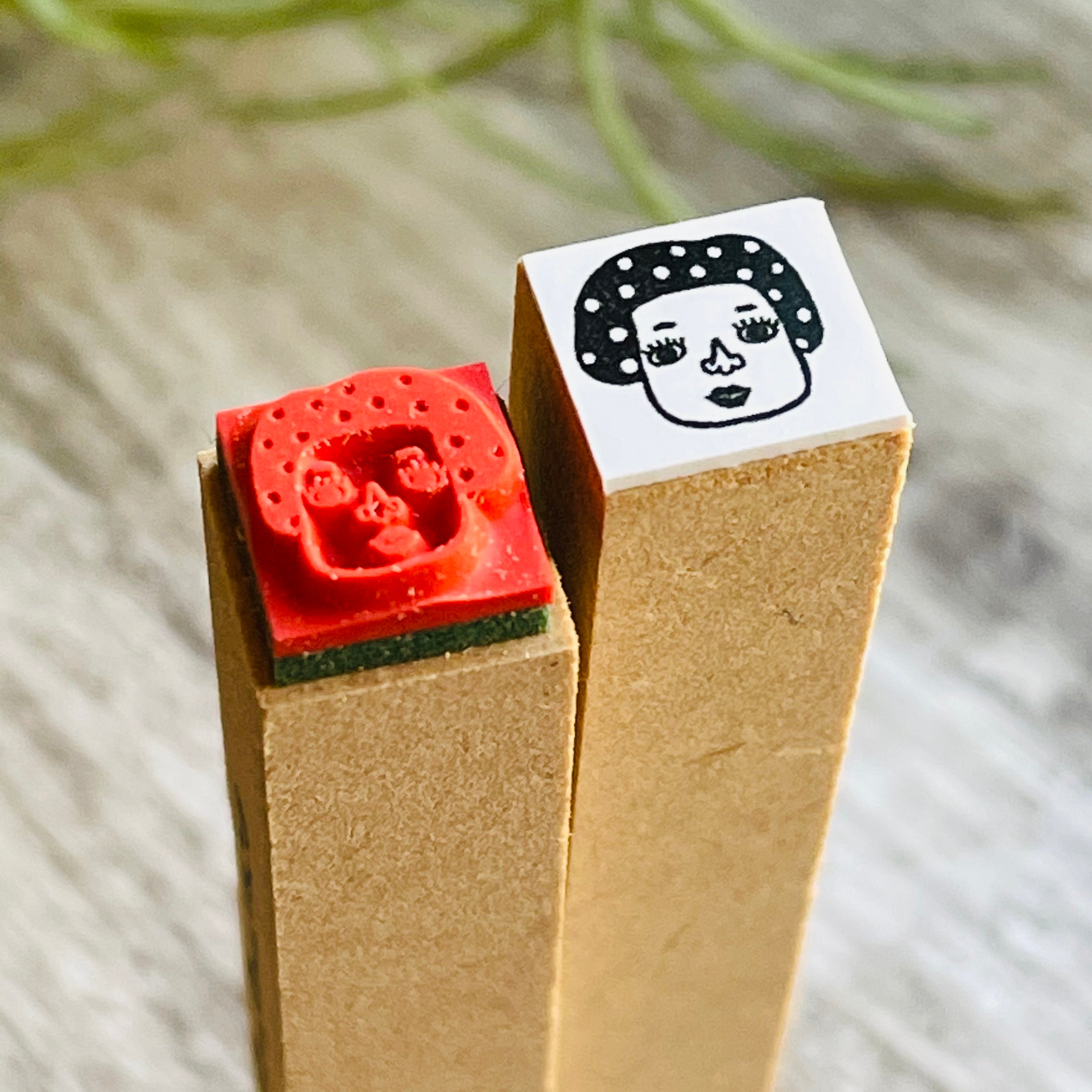 Wada Fukue-chan "Mini Mini Face Stamp"