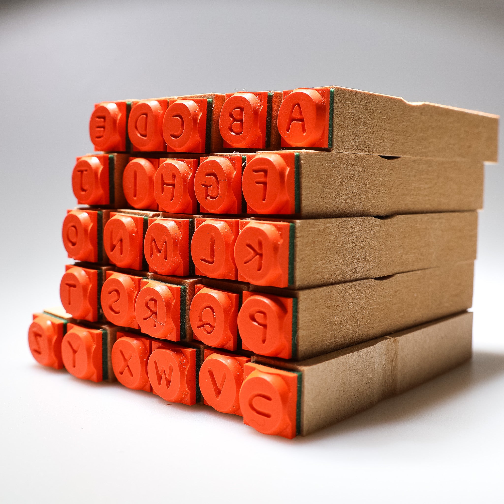 10mm Square Alphabet 26 Piece Set