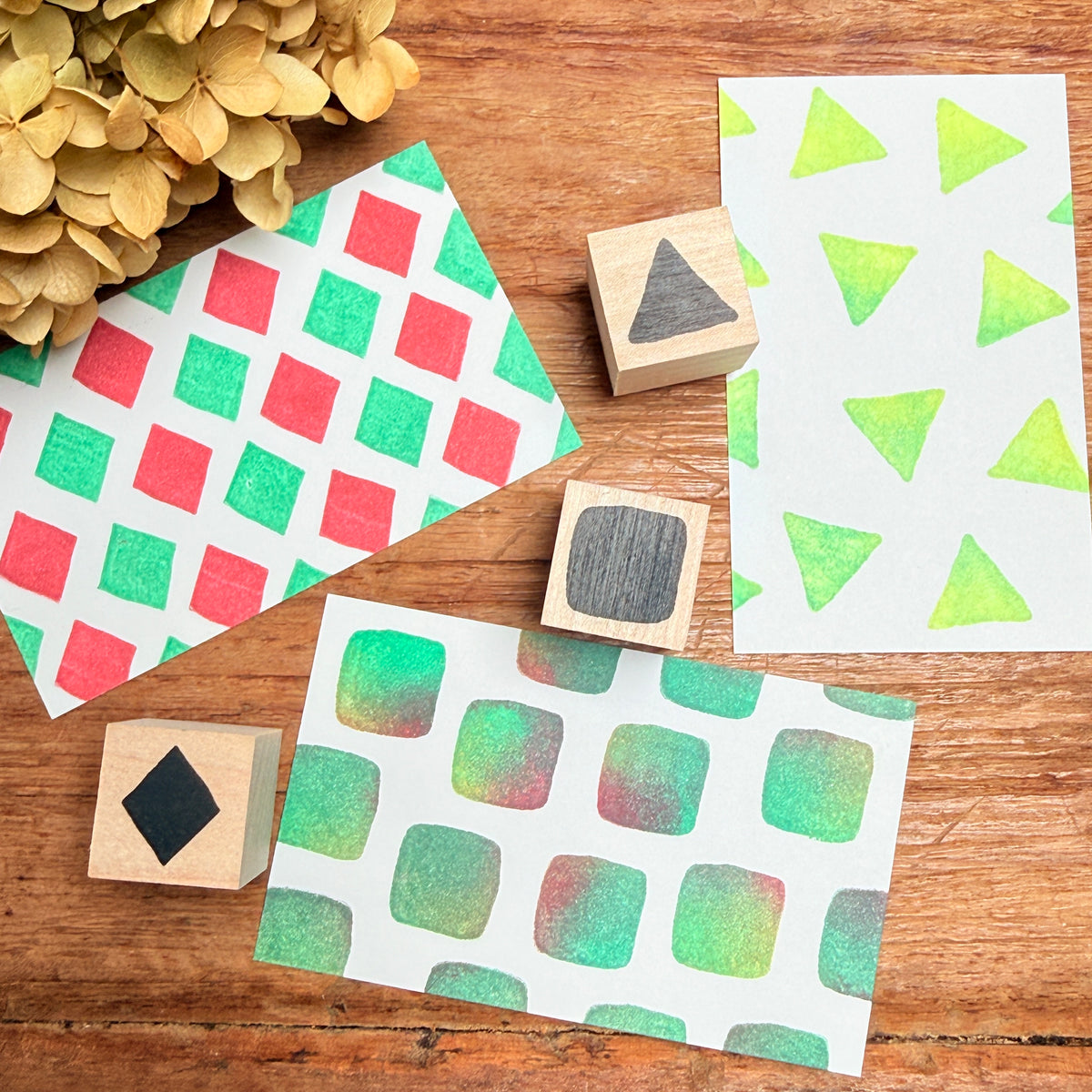 (TT9) Mix & Match Solid Symbol Rubber Stamp Set – 9 Pieces