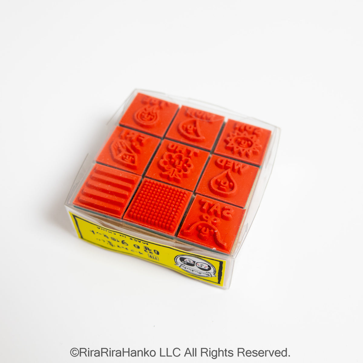 (TT9) Layer & Play Days of the Week Rubber Stamp Set – 9 Pieces