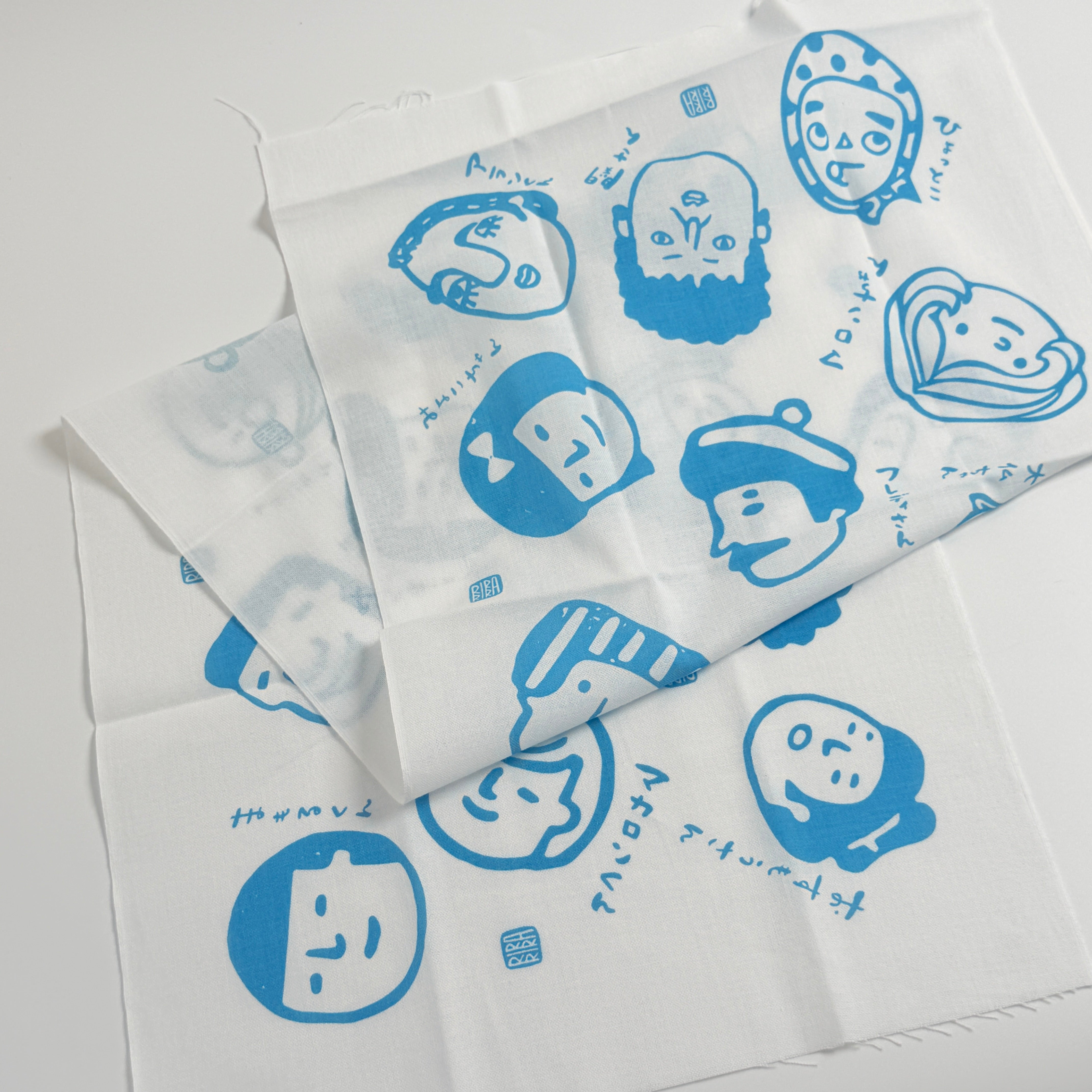 Rira All-Over Character Tenugui Towel