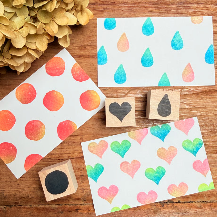 (TT9) Mix & Match Solid Symbol Rubber Stamp Set – 9 Pieces