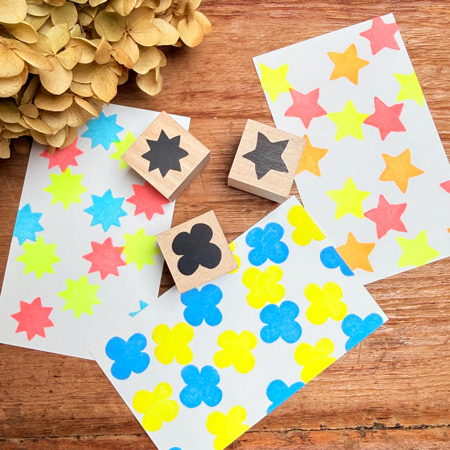 (TT9) Mix & Match Solid Symbol Rubber Stamp Set – 9 Pieces